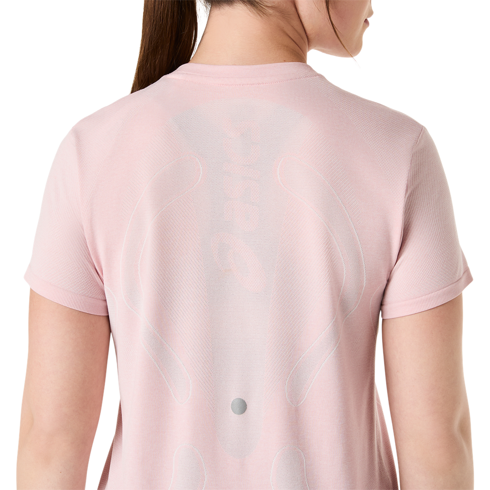 Asics T-shirt de course »ROAD SEAMLESS SS TOP« nahtlose Strickkonstruktion, mit kurzen Ärmeln, mit Daumenlöchern