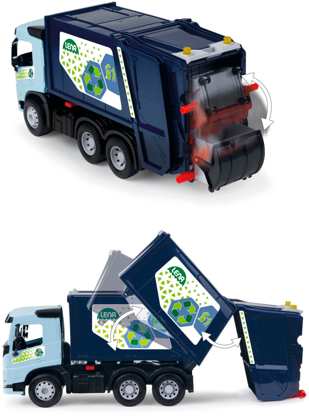 Lena® Spielzeug-Müllwagen »Worxx Müllwagen Volvo FMX« Made in Europe