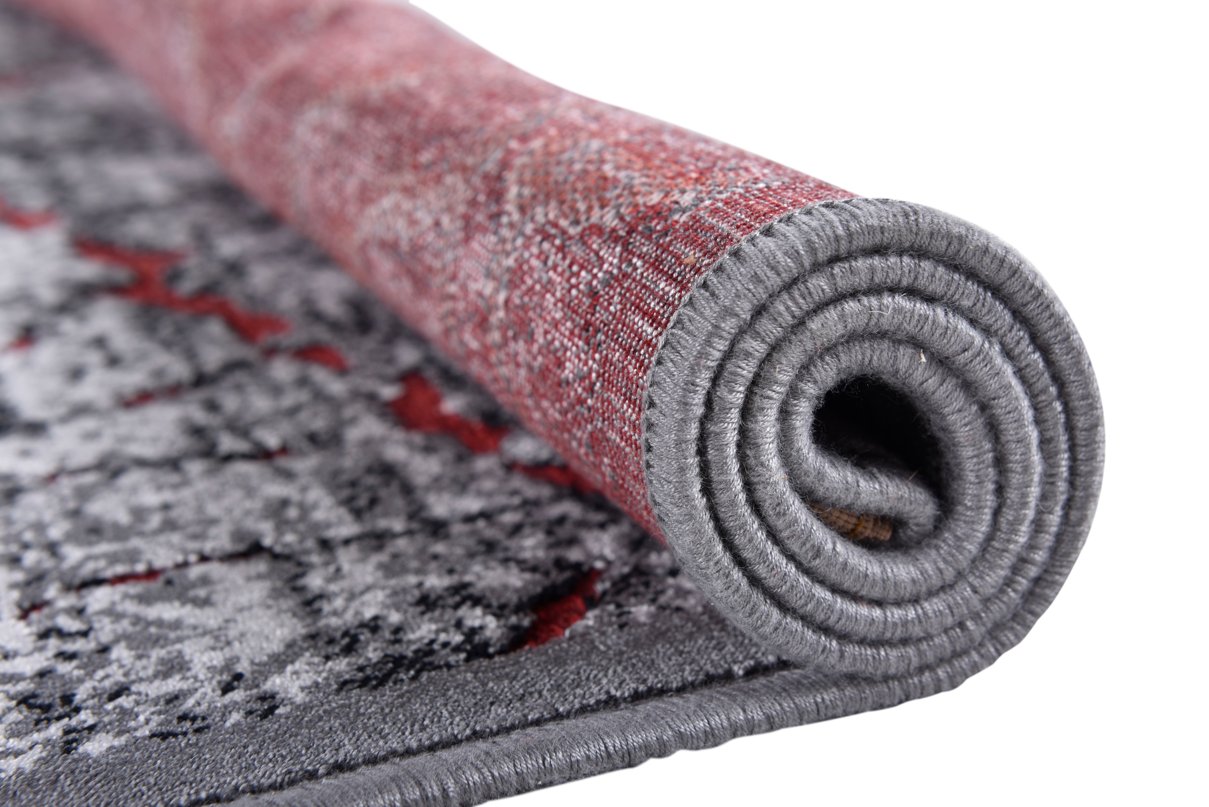 Gino Falcone Teppich »Orelia 103« rechteckig 7 mm Höhe Kurzflor, modernes Design, mit leichtem Glanz, Wohnzimmer