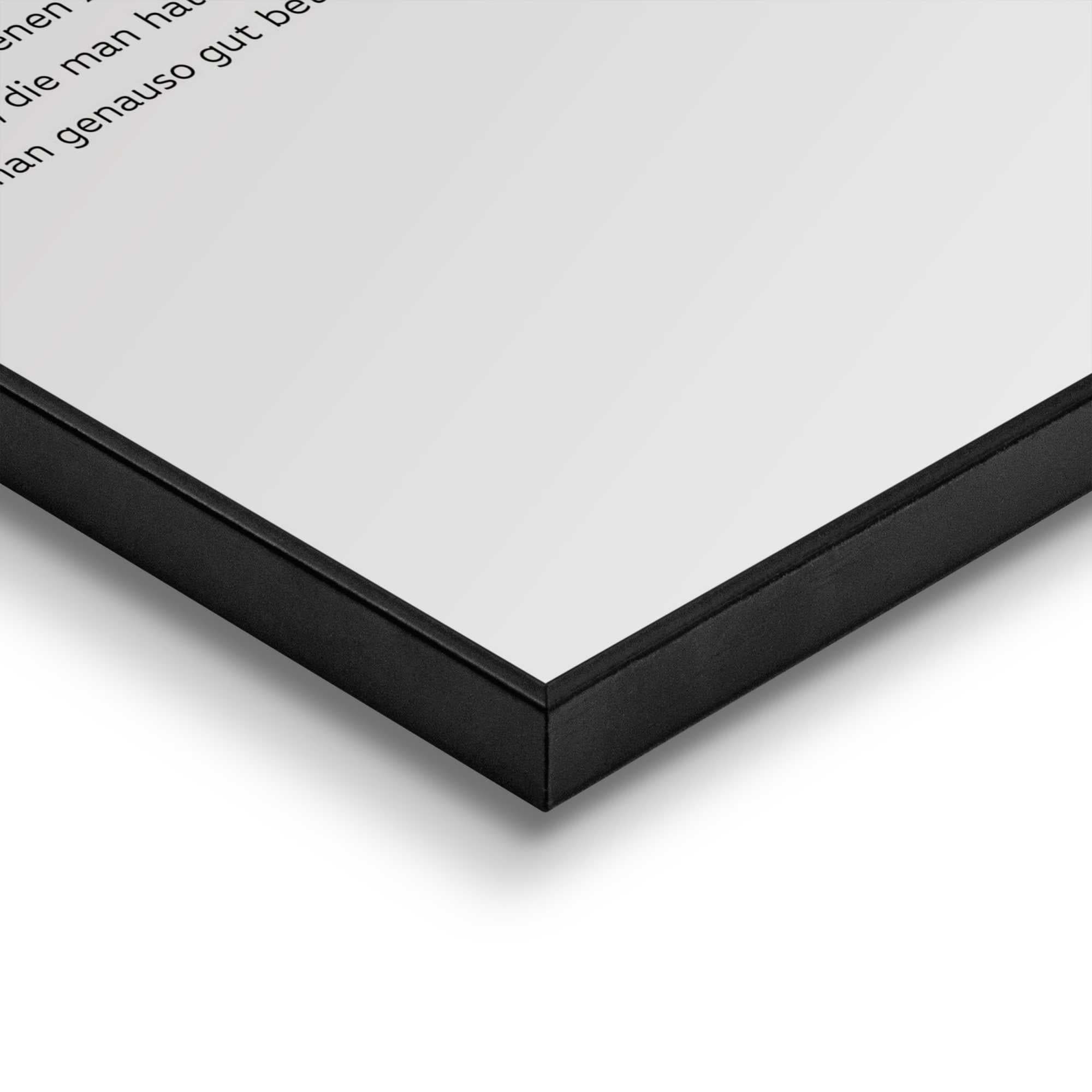 Reinders! Poster »Schnapsidee« Küche - Schwarz-Weiss - MDF - Sprüche - 30x40 cm