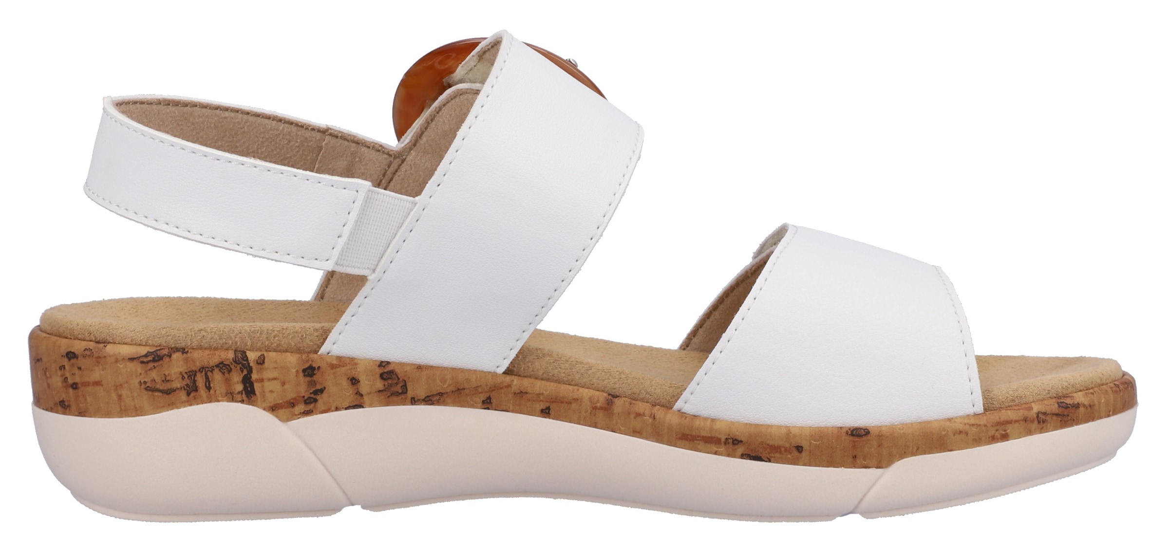 Remonte Sandales compensées  Sommerschuh, Riemchensandale, praktische Klettverschlüsse