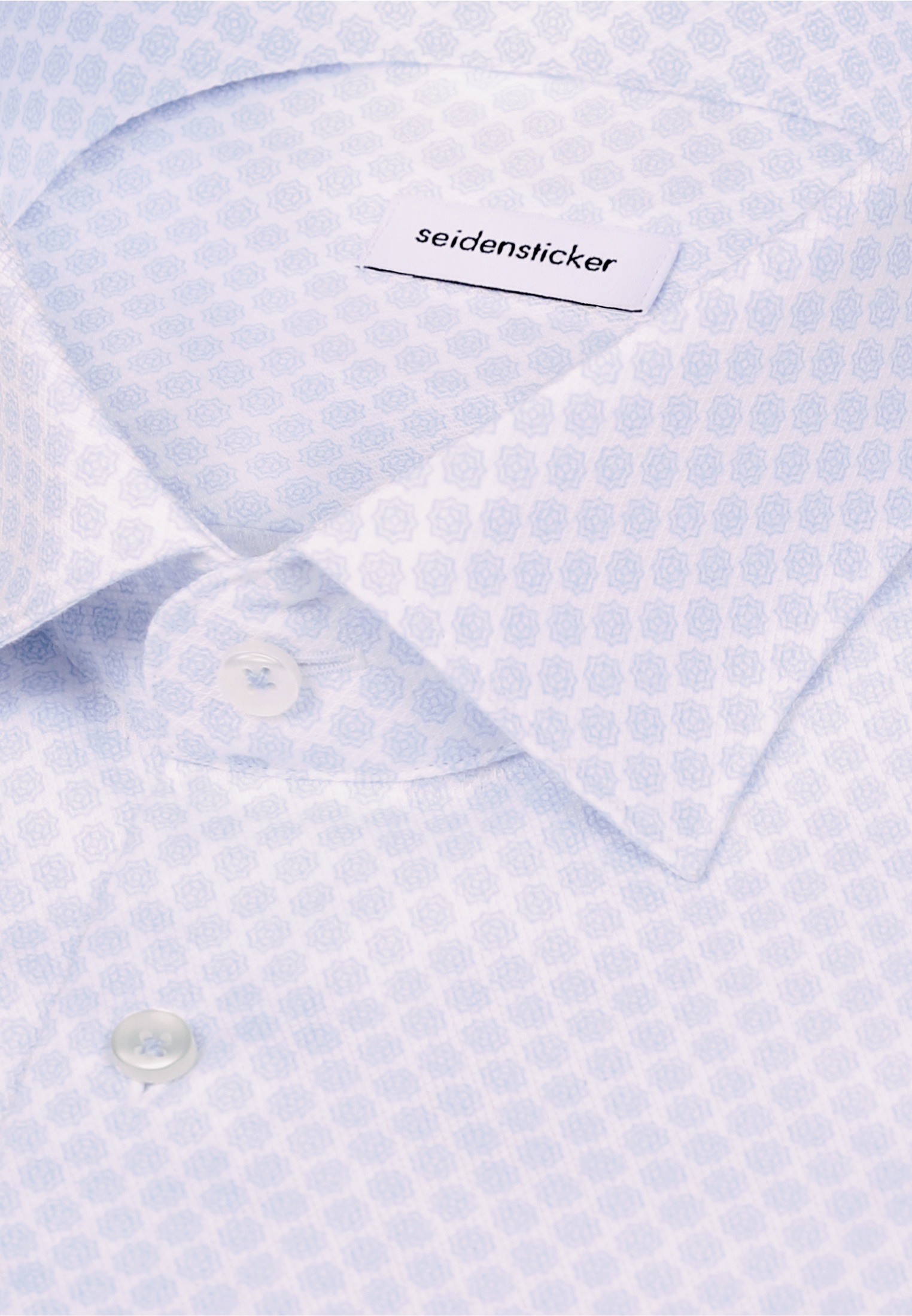 seidensticker Businesshemd »Schwarze Rose« Comfort 1/1 Kentkragen Druck