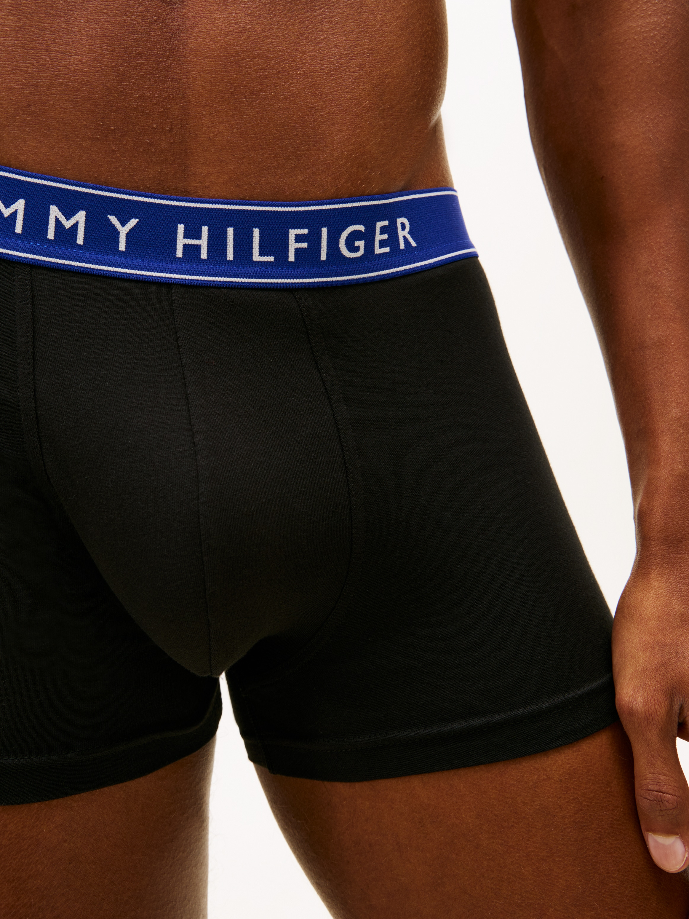 Tommy Hilfiger Underwear Tronc »3P TRUNK WB« Packung, 3er, 3 cuis mit Logobund