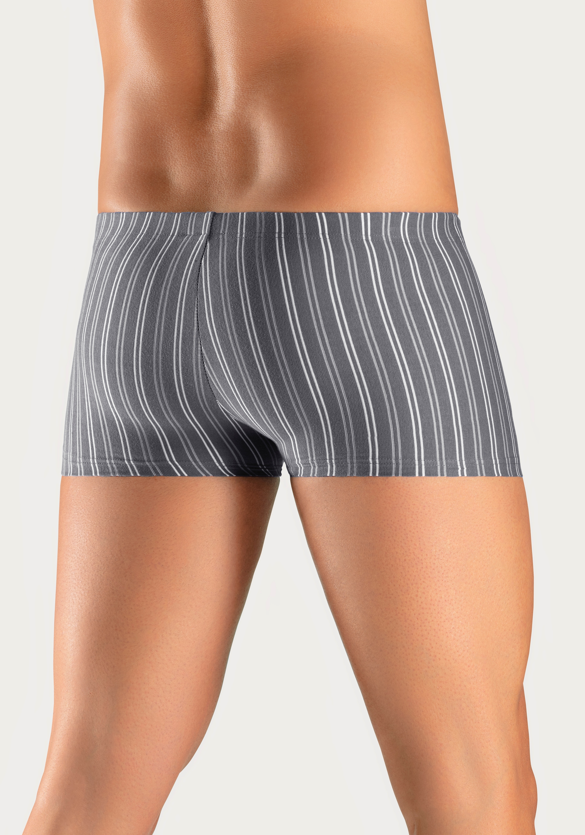 le jogger® Boxer »Boxershorts für Herren« Packung, 3 cuis tlg., mit garngefärbten Streifen