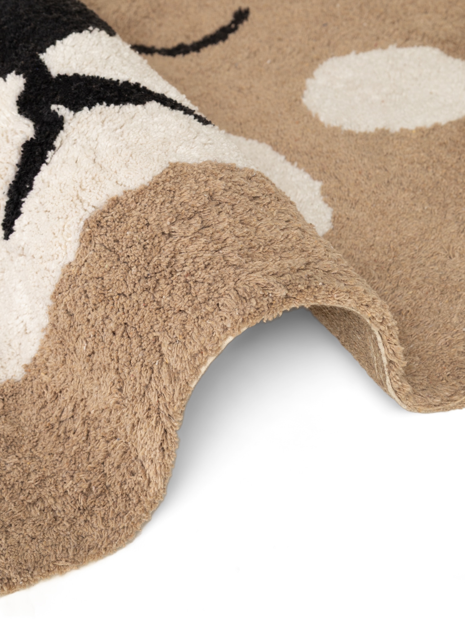 HANSE Home Tapis pour enfants »Bea« Forme de motif 10 mm Höhe lavable, fait main, doux, antidérapant, tapis de jeu pour chambre d'enfant