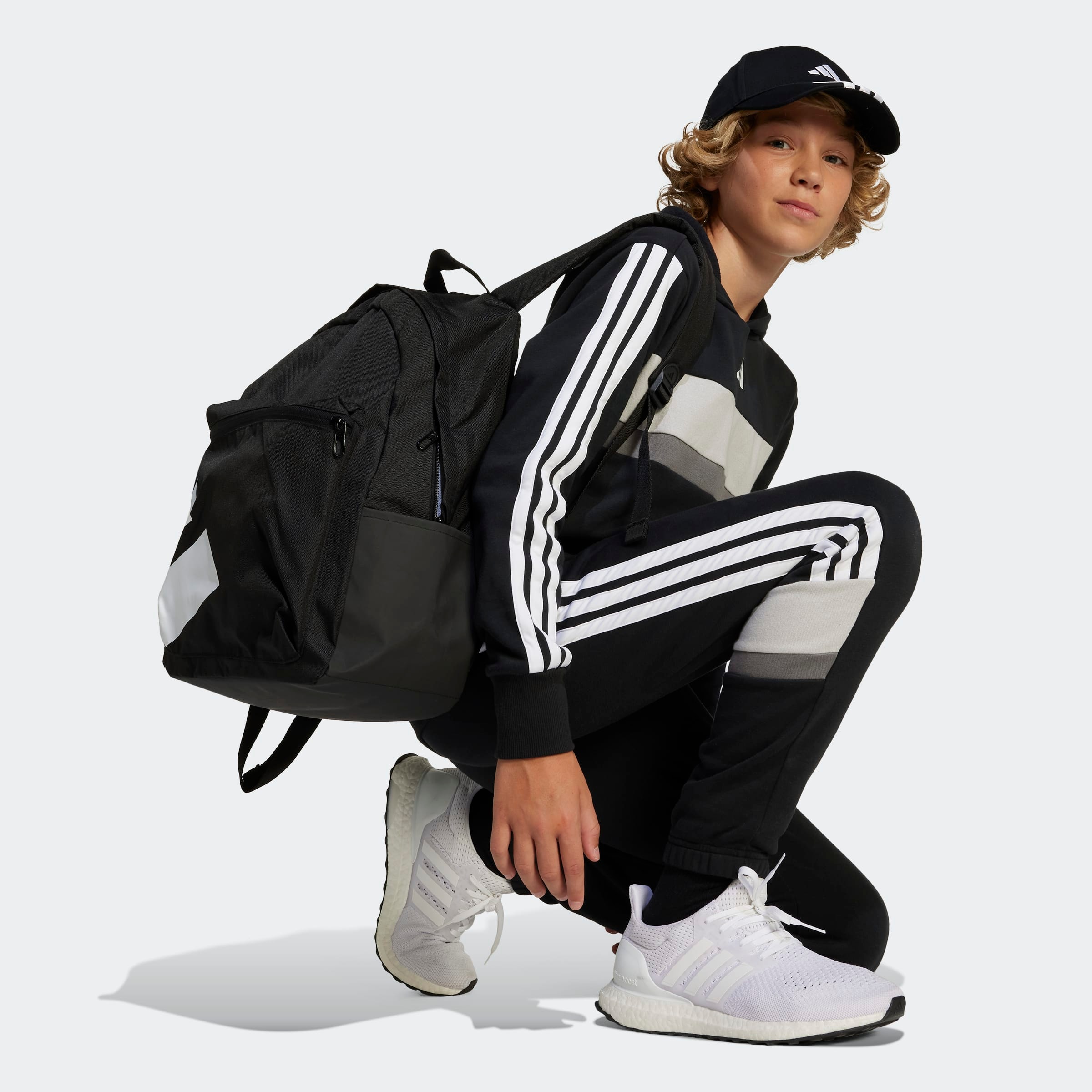 adidas Sportswear Pantalon de sport »J 3S TIB FL PT«  pour enfants, avec élastique, en coton et polyester
