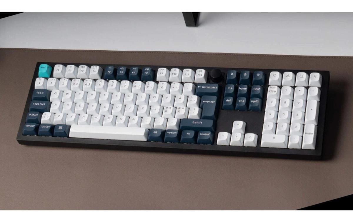   Gaming-Tastatur »Keychron Q6 Max Black QMK Brown Switch« (Ziffernblock)