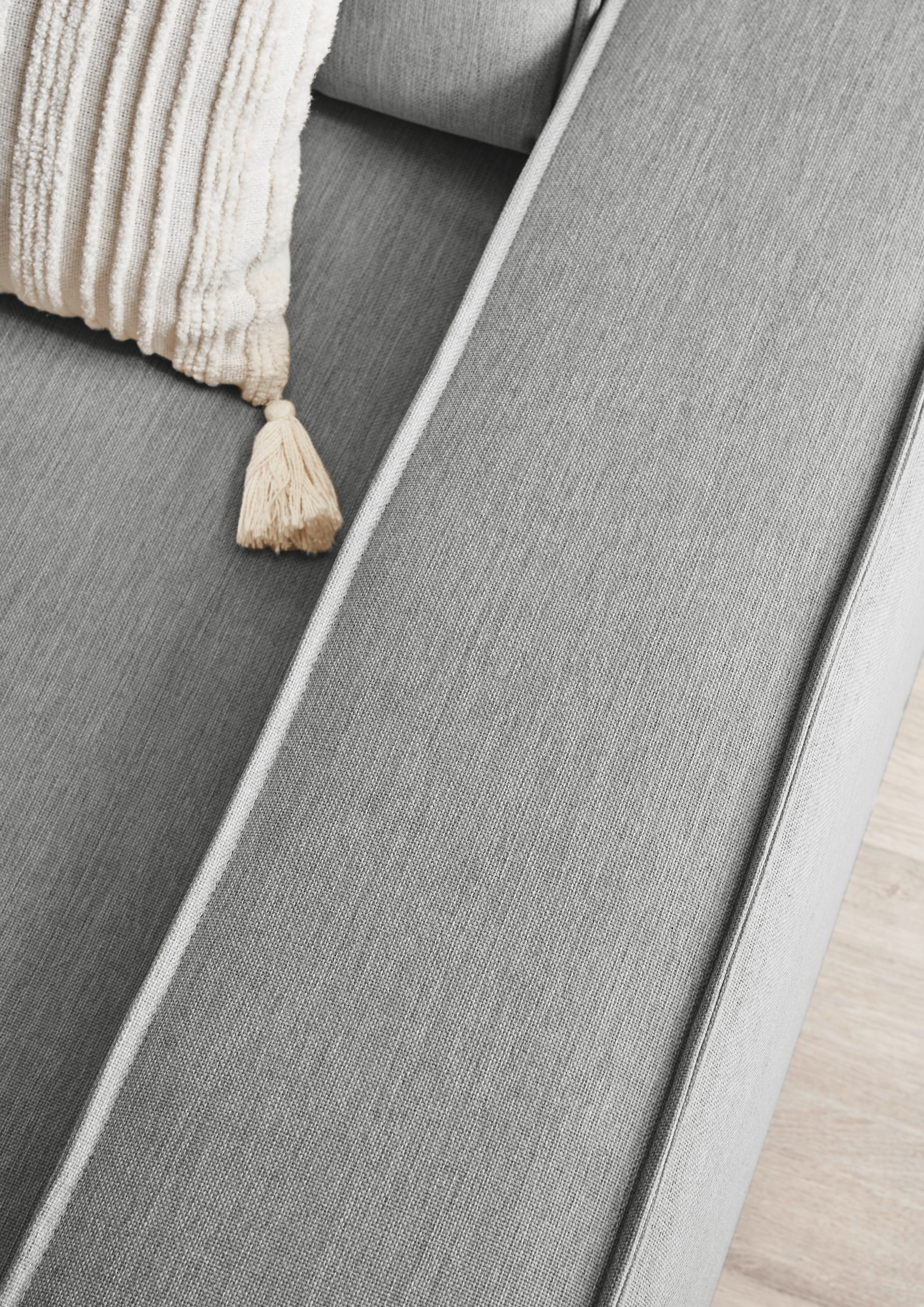 Home affaire Canapé d'angle »NEU: SHERWOOD XXL 284, Big-Sofa L-Form, tiefe Sitzfläche 95 cm, Cord« Recamiere rechts/links, als Schlafsofa stellbar, Cord u. Leinenoptik