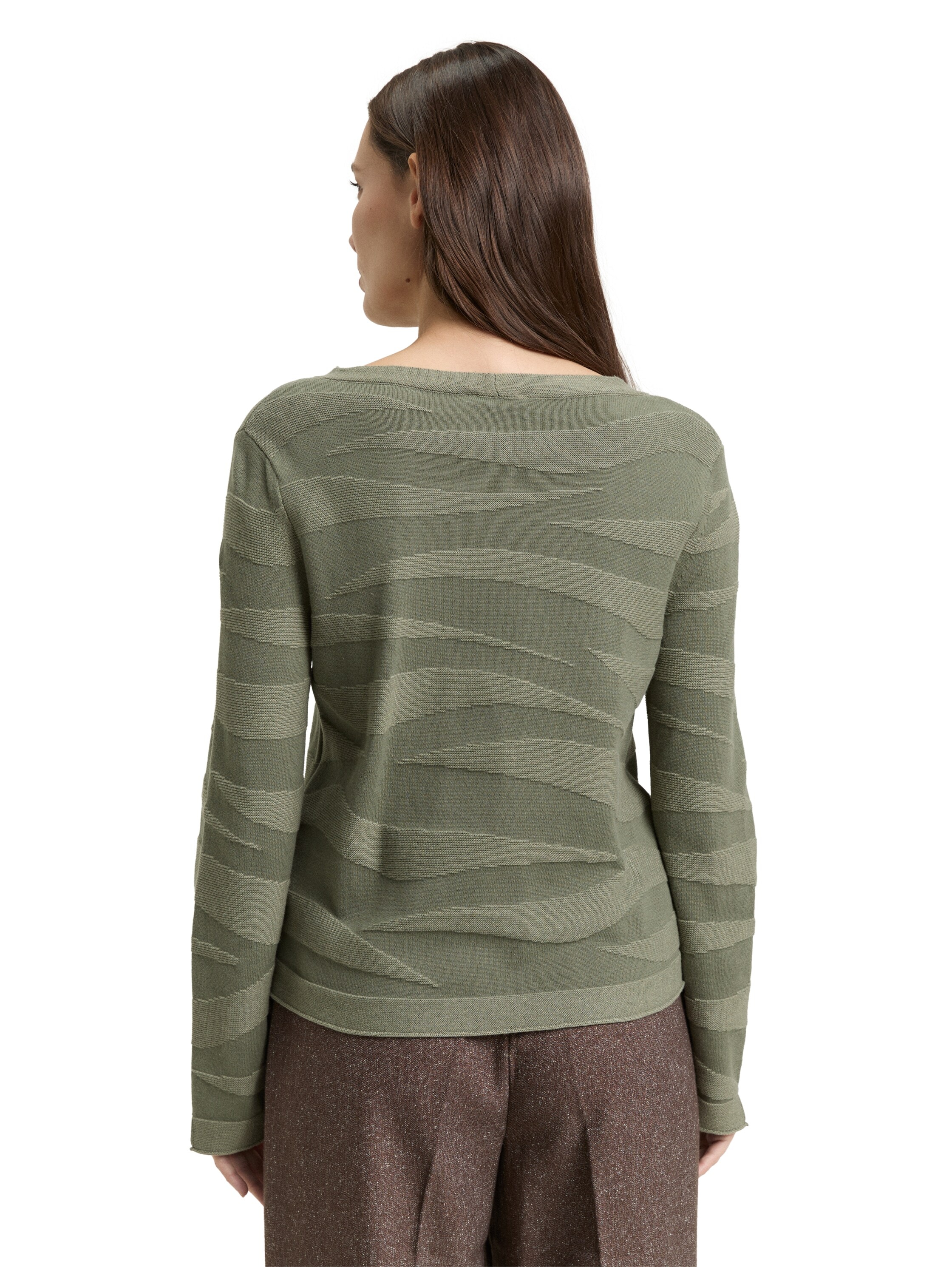 TOM TAILOR Strickpullover mit Struktur Muster