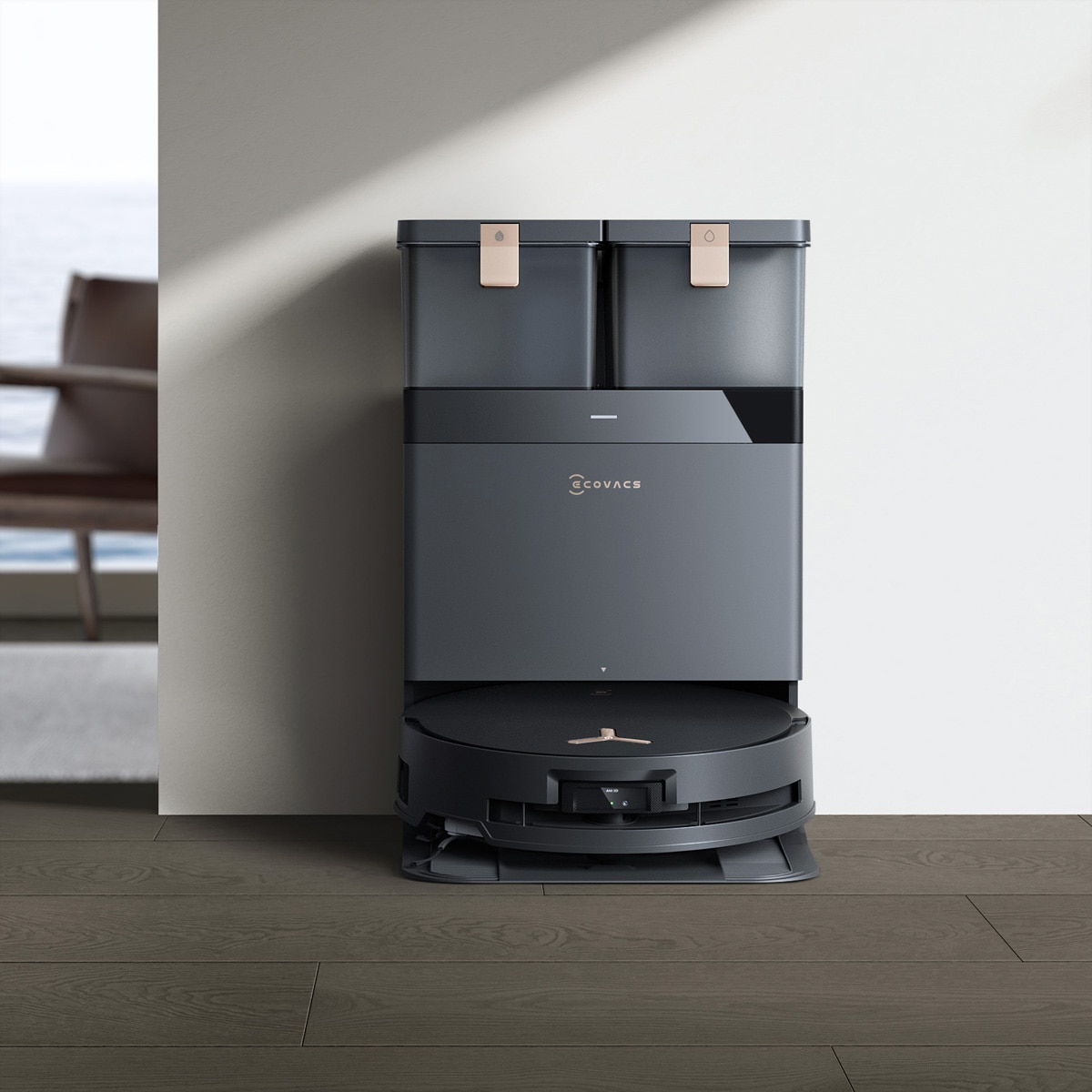 ECOVACS »Ecovacs Saugroboter X8 PRO OMNI, Deebot, black«