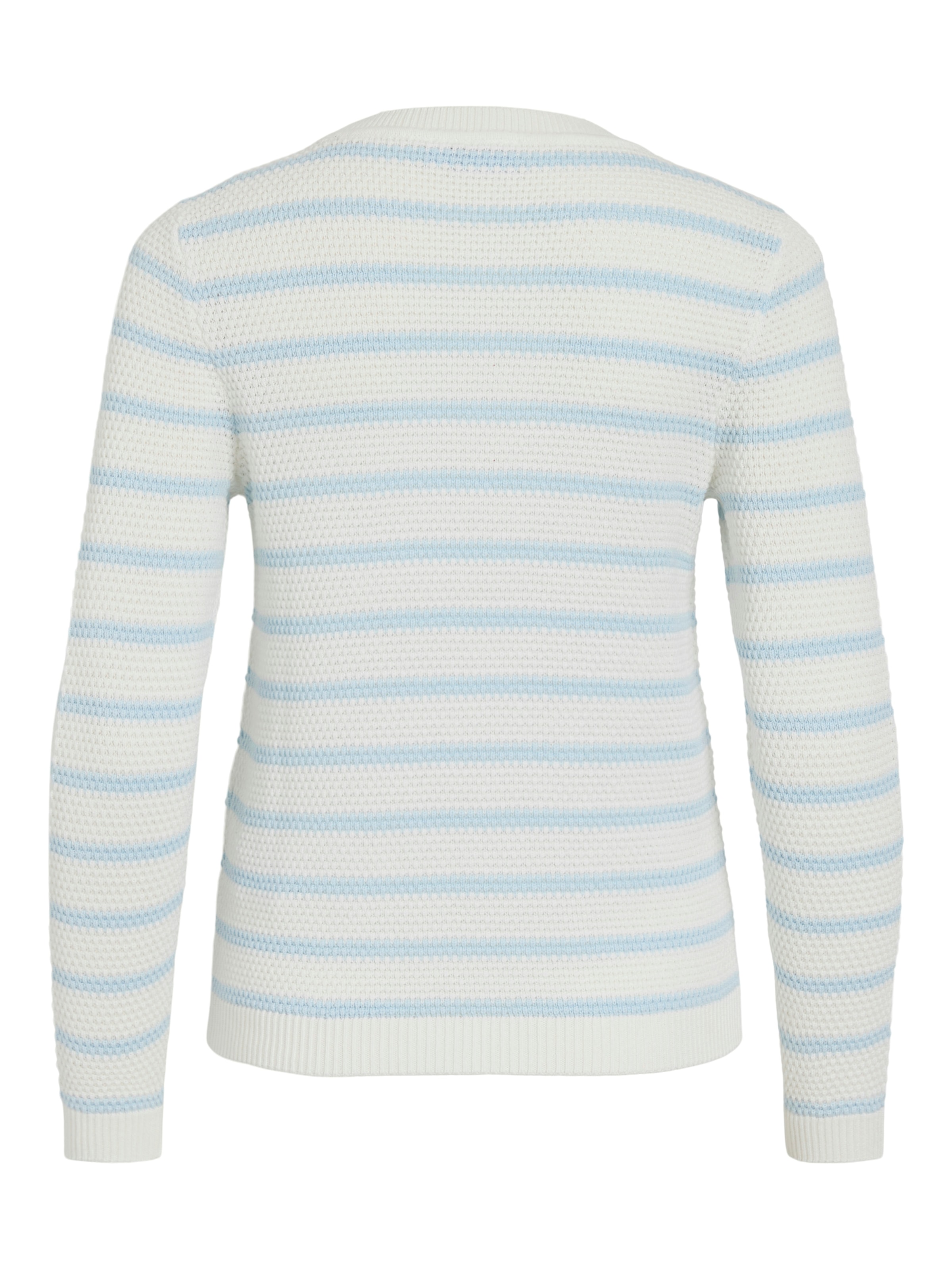 Vila Pull à col rond »VIDALO O-NECK L/S STRIPE KNIT TOP- NOOS«