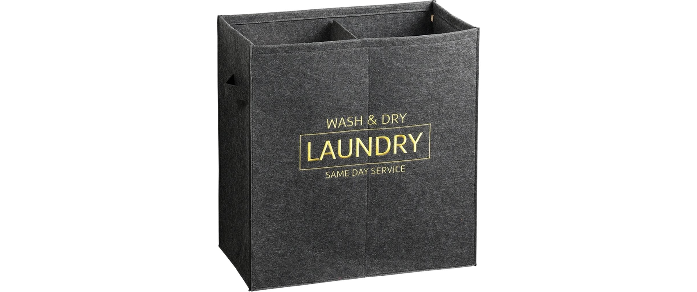 KESPER® Panier à linge »Wäschesammler, Filz« pliable et peu encombrant, assure l'ordre dans votre maison