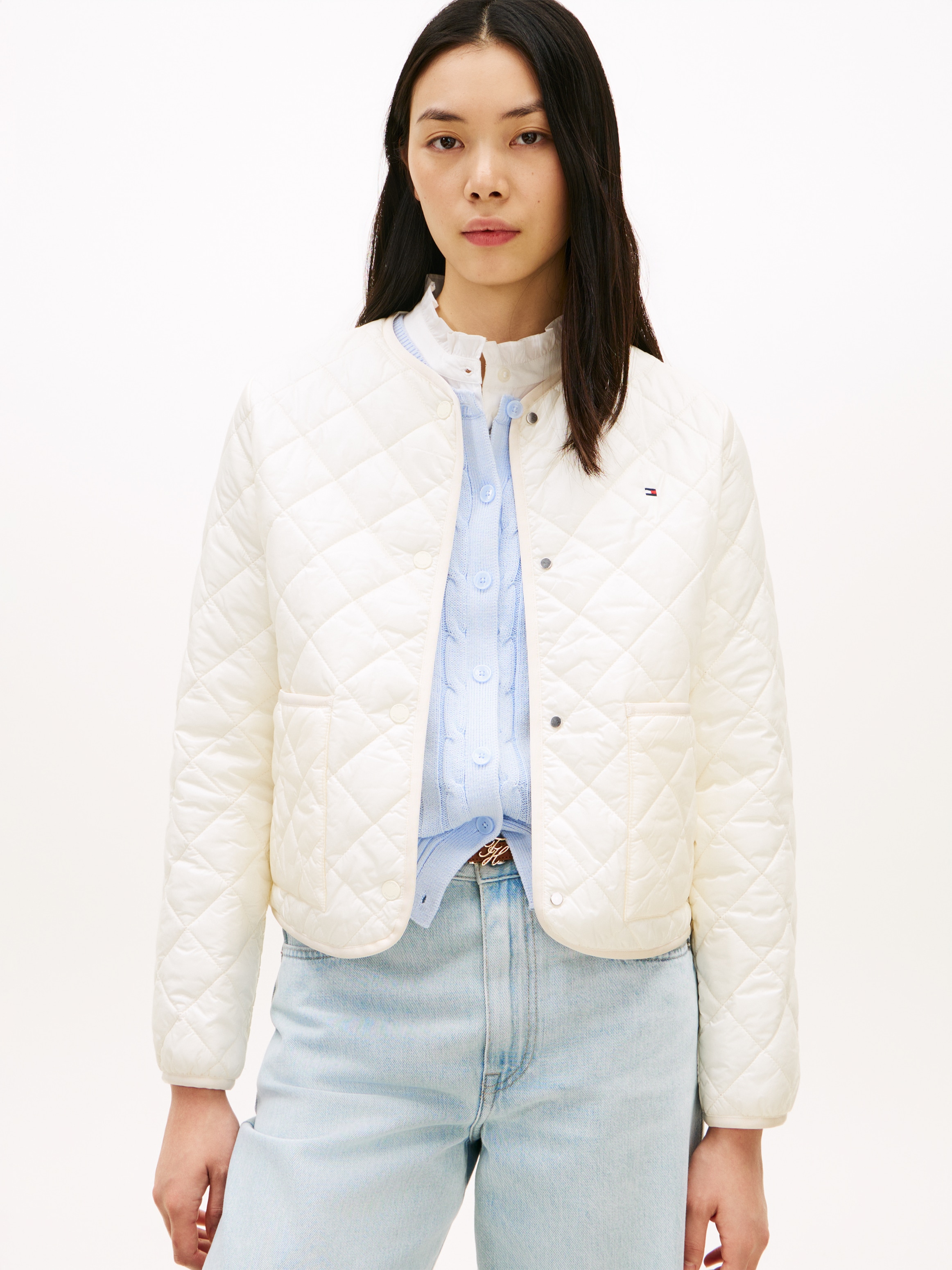 Tommy Hilfiger Veste matelassée »LW PADDED REG QUILTED JACKET« in leicht verkürzter Länge, Regular Fit