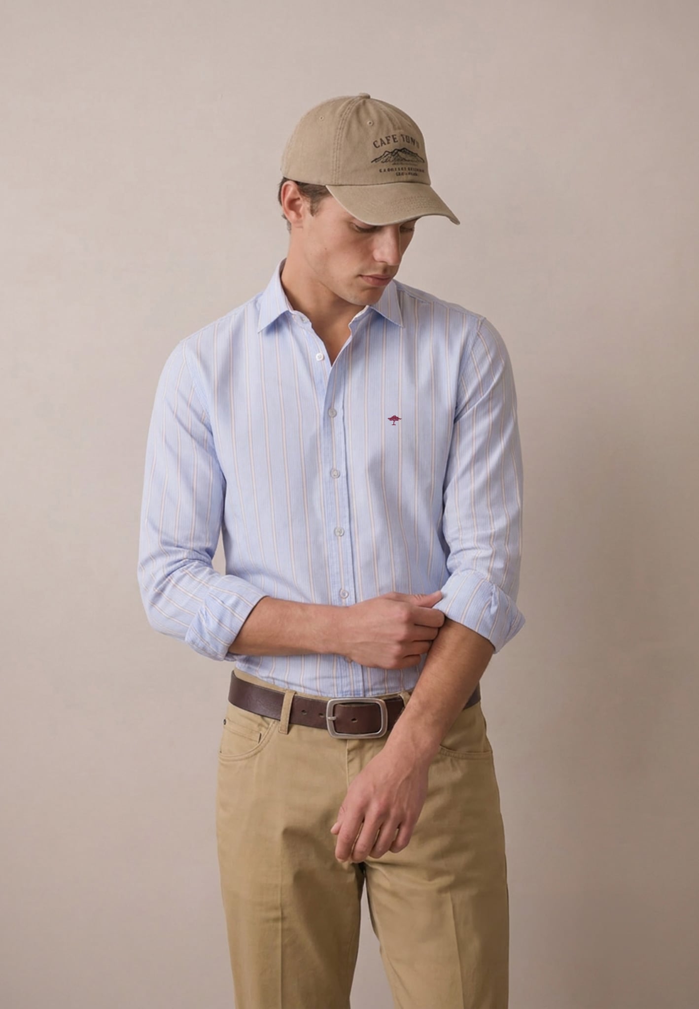 FYNCH-HATTON Chemise à manches longues au design rayé