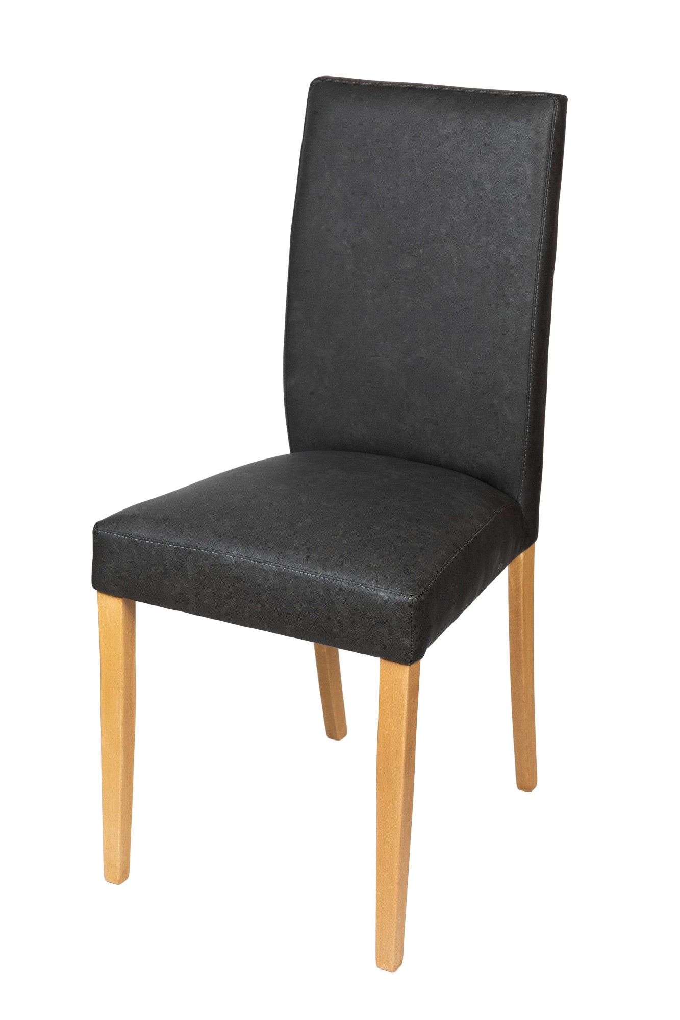 Home affaire Chaise de salle à manger »Evona Polsterstuhl, Küchenstuhl, 4-Fussstuhl« () 2 cuissimilicuir, 3 couleurs, pieds en bois massif, stable, intemporel