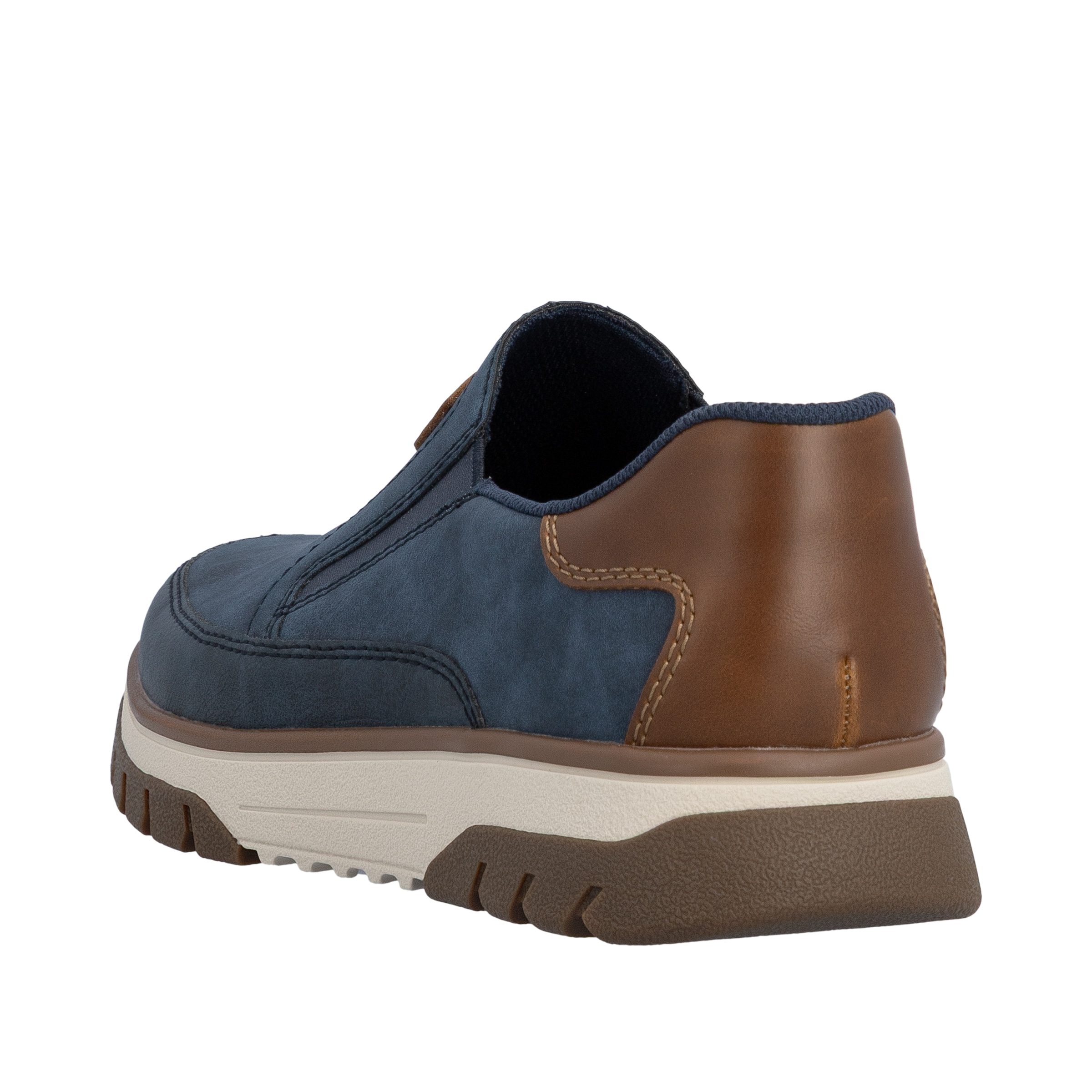 Rieker Baskets slip-on  mocassin, chaussure basse, sneaker décontracté avec empiècements contrastés