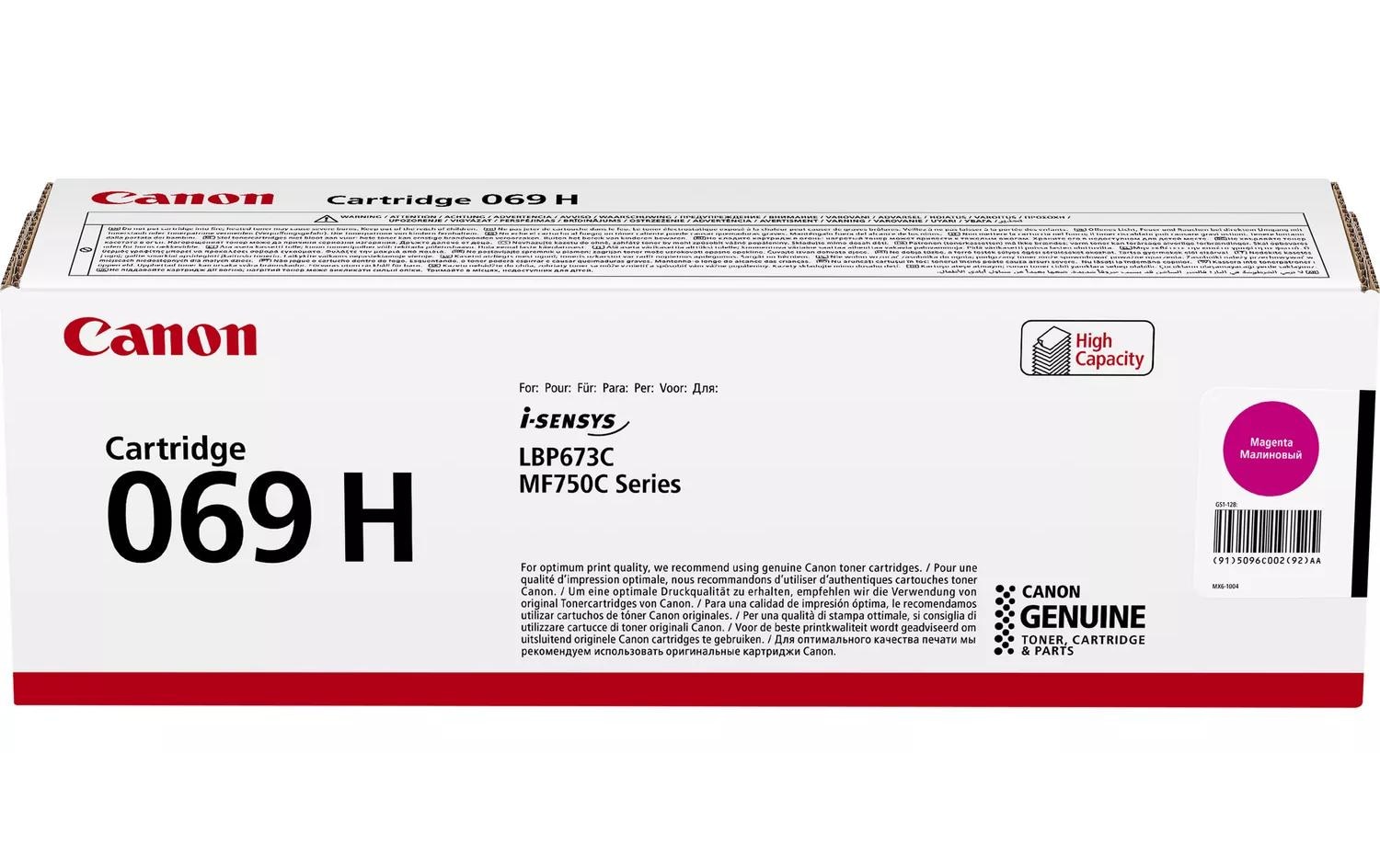 Canon Tonerpatrone »069H / 5096C002 Magenta«