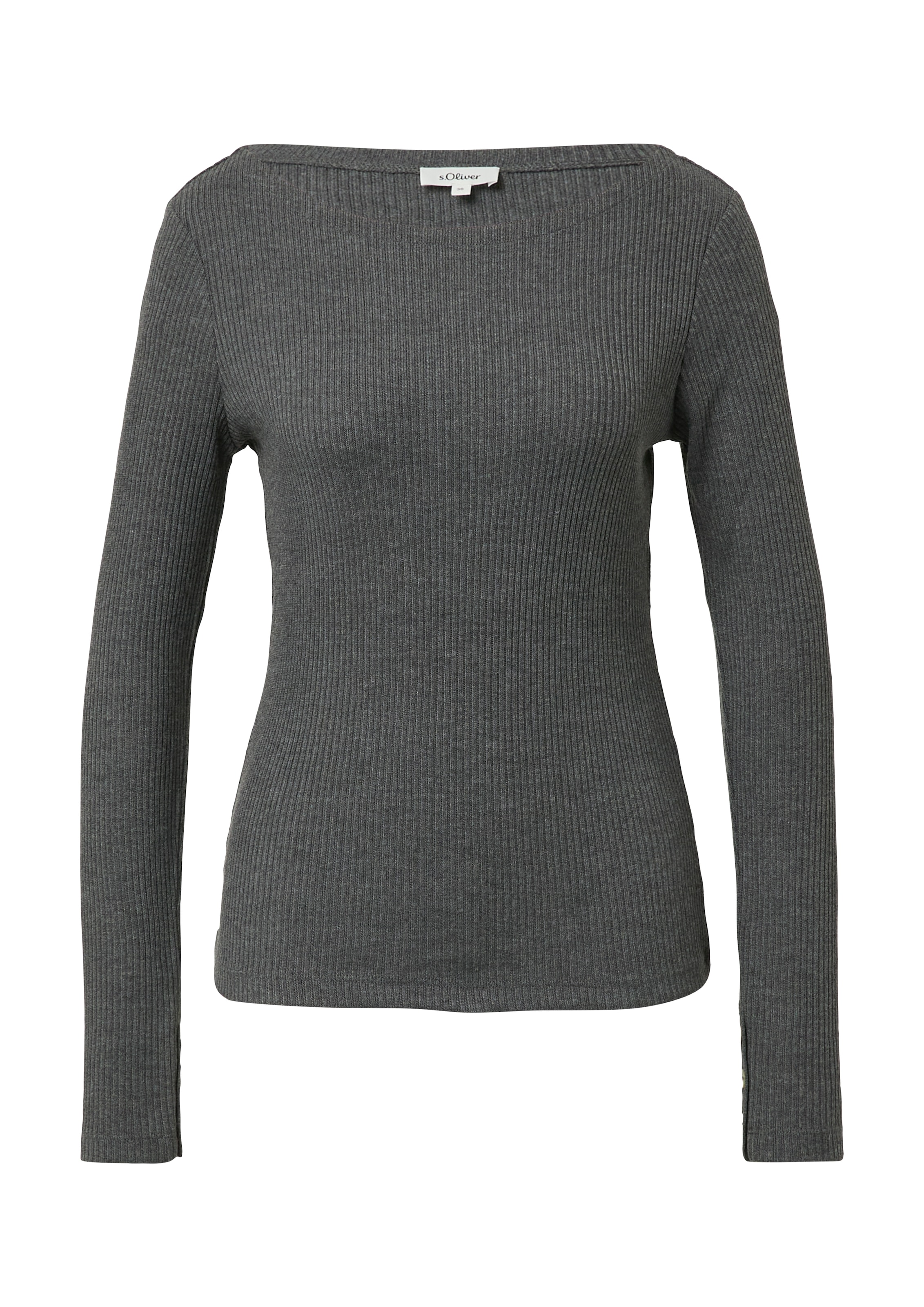 s.Oliver Langarmshirt mit U-Boot-Ausschnitt