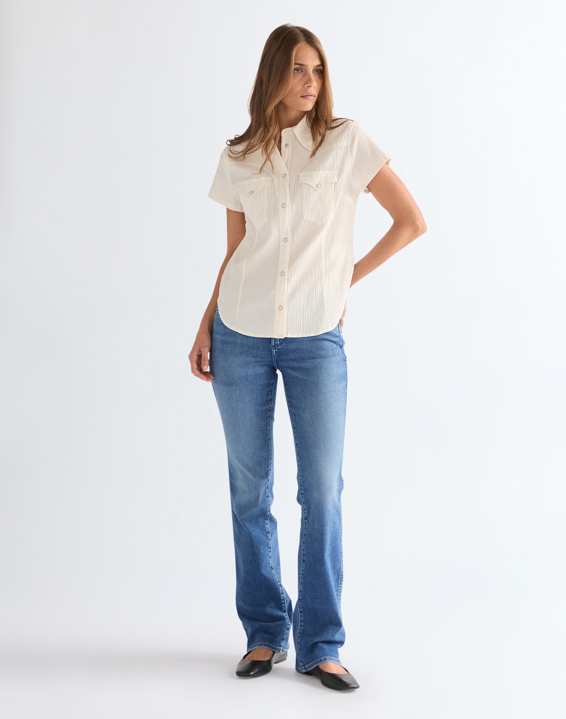 Wrangler Bootcut-Jeans »WRA-W28B«