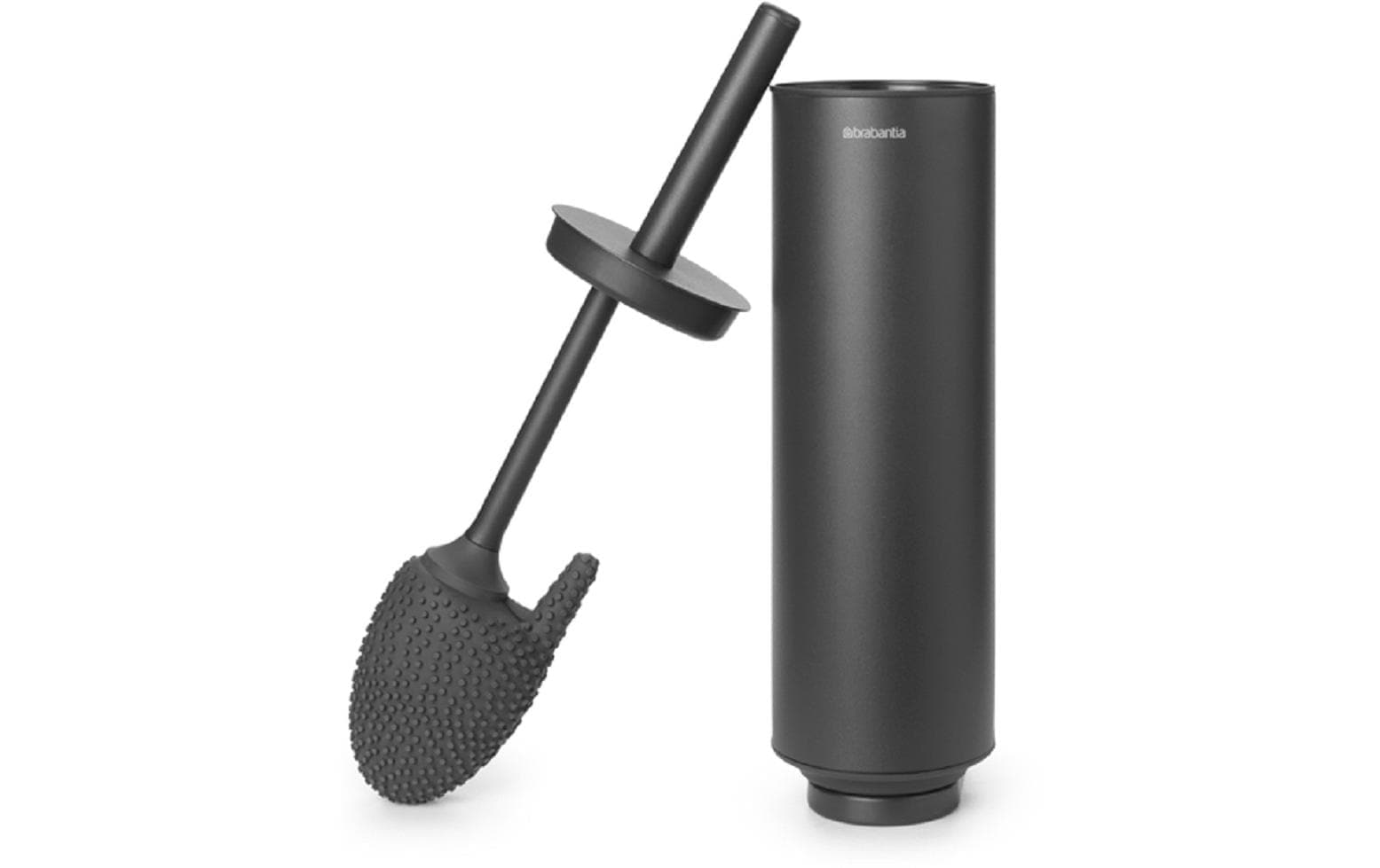 Brabantia WC-Garnitur »Mindset Anthrazit« aus Kunststoff | Silikon