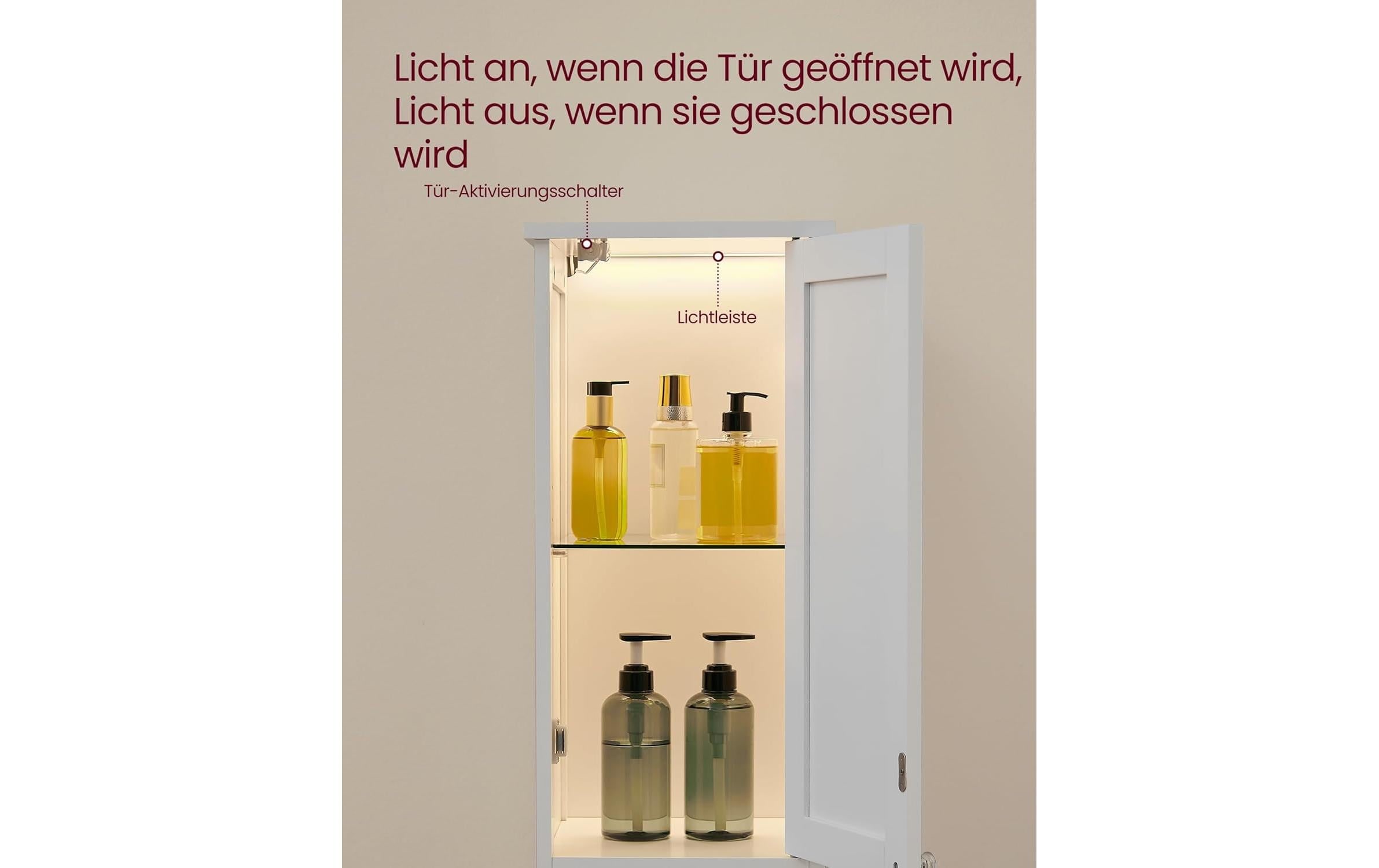 VASAGLE Étagère de salle de bain »30 x 170 cm«