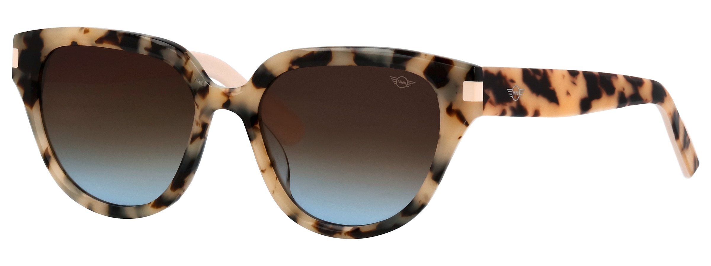 MINI EYEWEAR Lunettes de soleil »Modell 746024« Form Panto, Logoschriftzug auf Bügel, Kunststofffassung