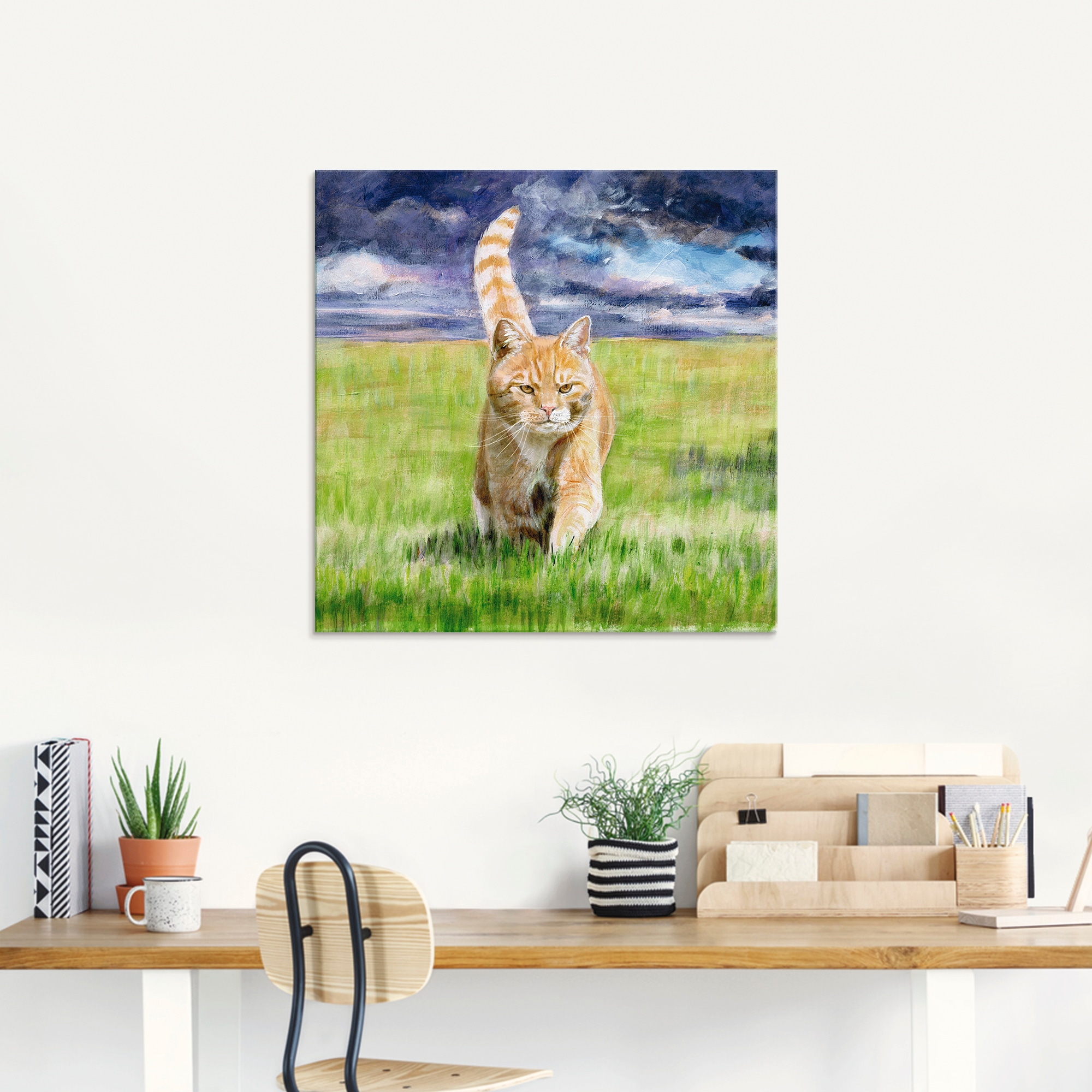 Artland Tableau en verre »Auf Jagd« 1 cuis tlg. in verschiedenen Grössen