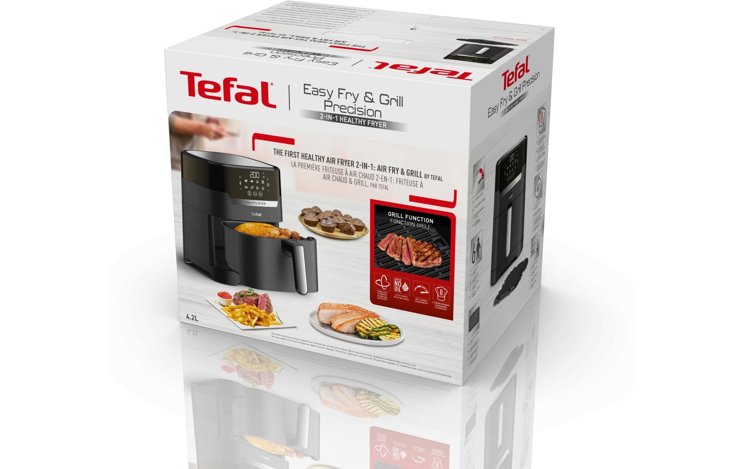 Tefal Heissluftfritteuse »Easy Fry & Grill Precision EY5058« 1550 W
