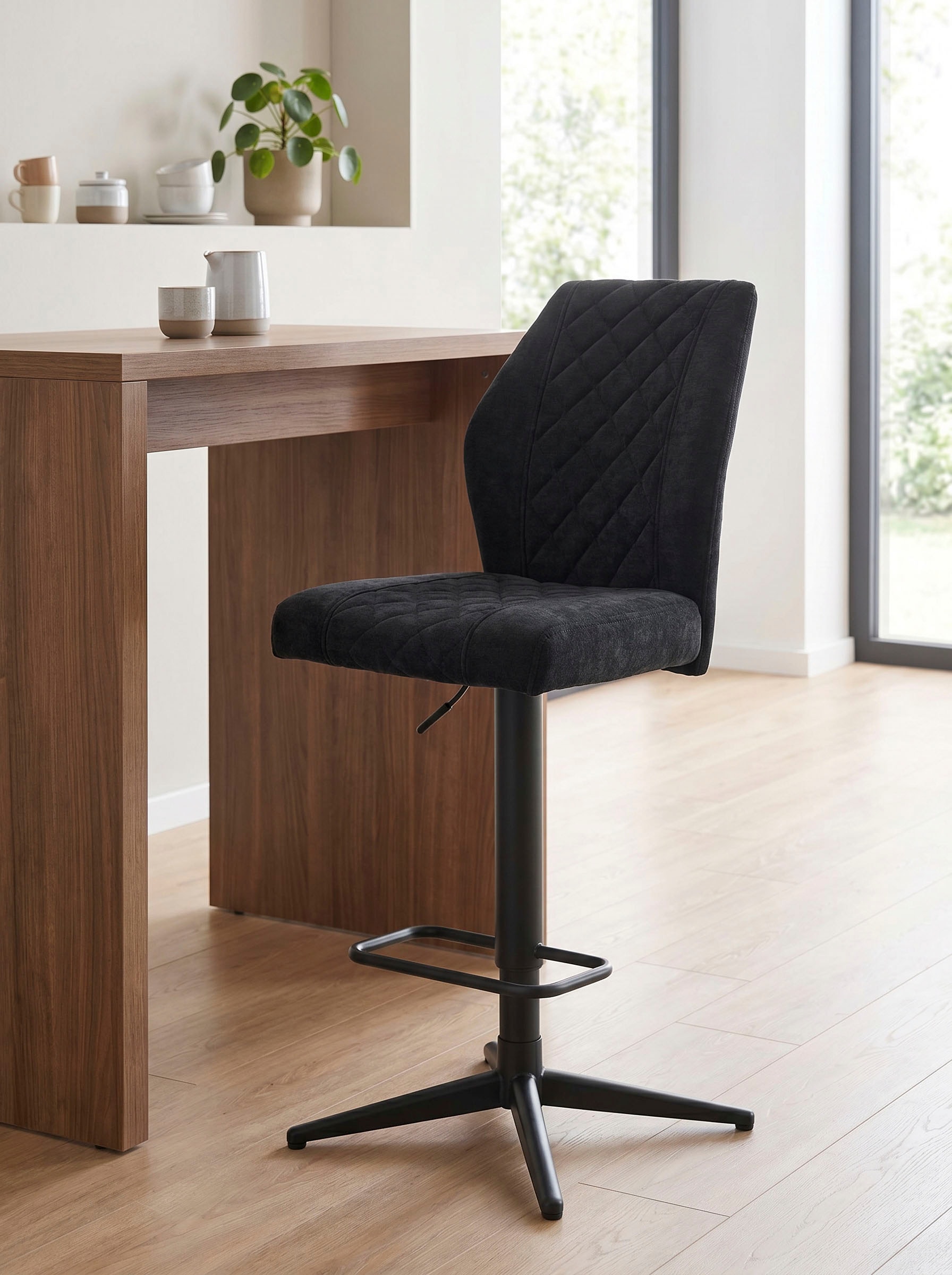HELA Tabouret de bar »BABSI« Ensemble, 2 cuis tlg. pivotant à 360°, réglable en hauteur avec vérin à gaz, pied étoile