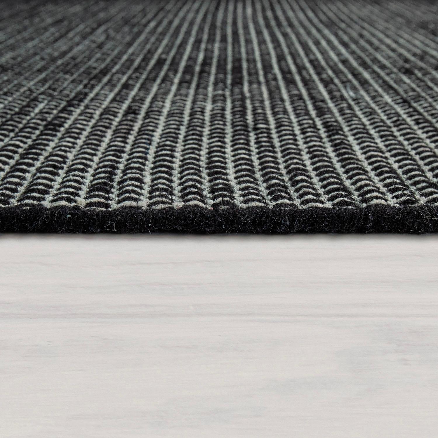 Paco Home Tapis en laine »Kasko 300« Rectangulaire 12 mm Höhe Handweb, Flachgewebe, reine Wolle, handgewebt, hochwertig verarbeitet