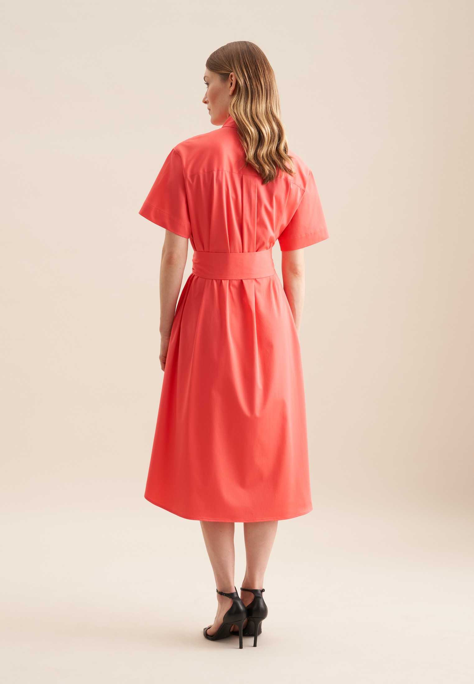 seidensticker Sommerkleid »Schwarze Rose« 1/2 Kragen Uni