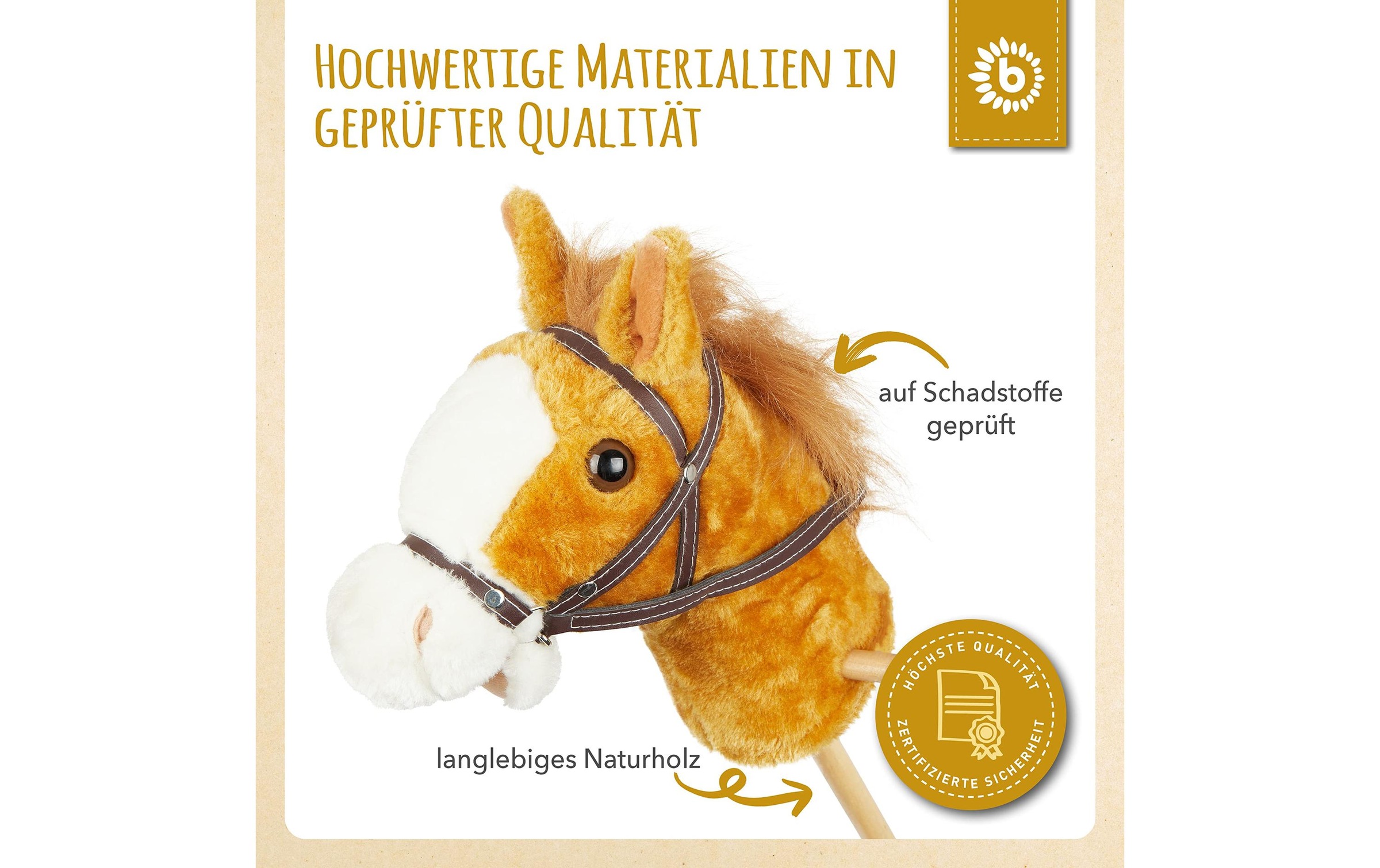 BIECO Steckenpferd »Brownie« Holzart: Pinie (China)