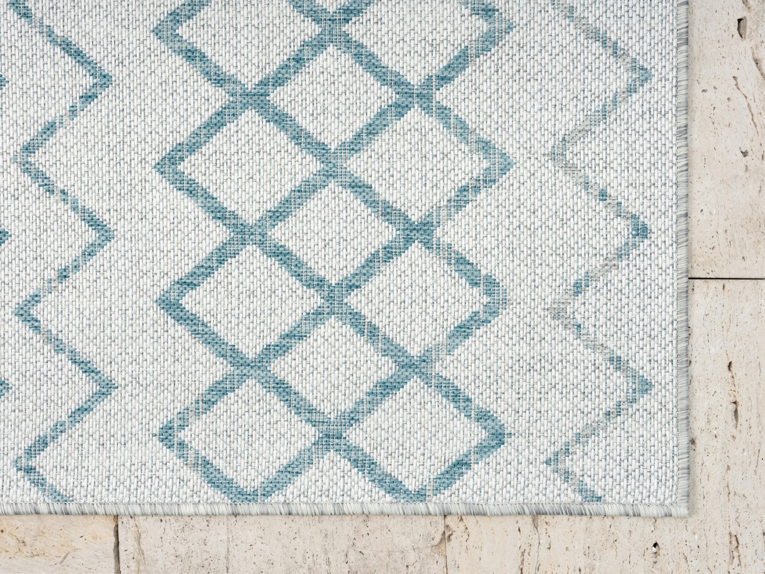 Myflair Möbel & Accessoires Teppich »Nebula, LAGERRÄUMUNG!« rechteckig 6 mm Höhe modernes Design, Rauten, Outdoor geeignet, Balkon, Terrasse