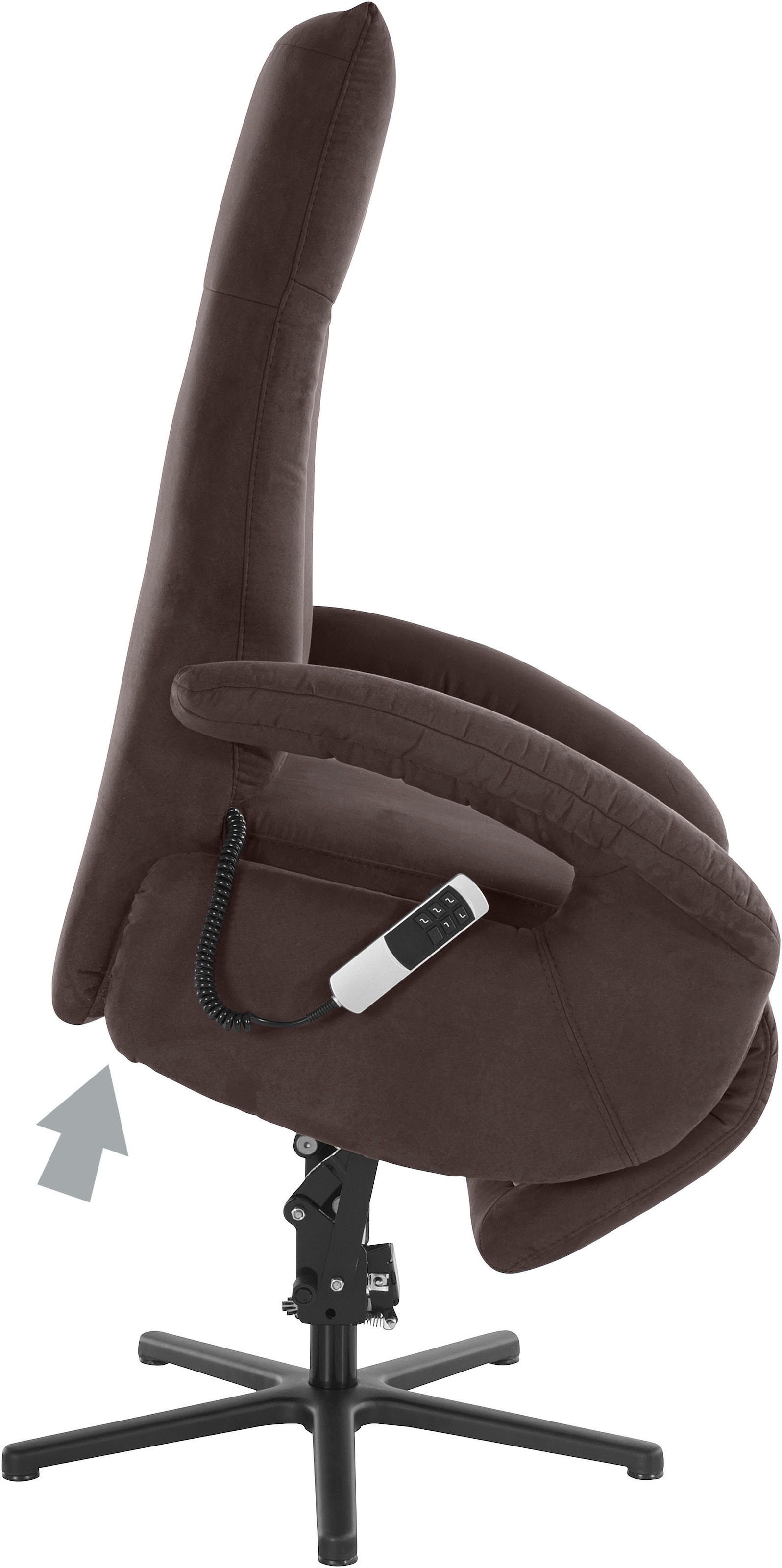 sit&more TV-Sessel »Tycoon« wahlweise manuell, mit zwei Motoren oder mit Akku oder mit 2 Motoren