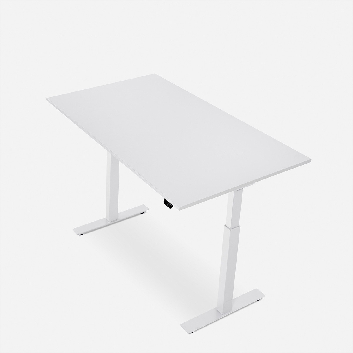   »WRK21 Schreibtisch Smart 140 x 80 cm, Höhenverstellbar, Weiss Uni / Weiss« ()