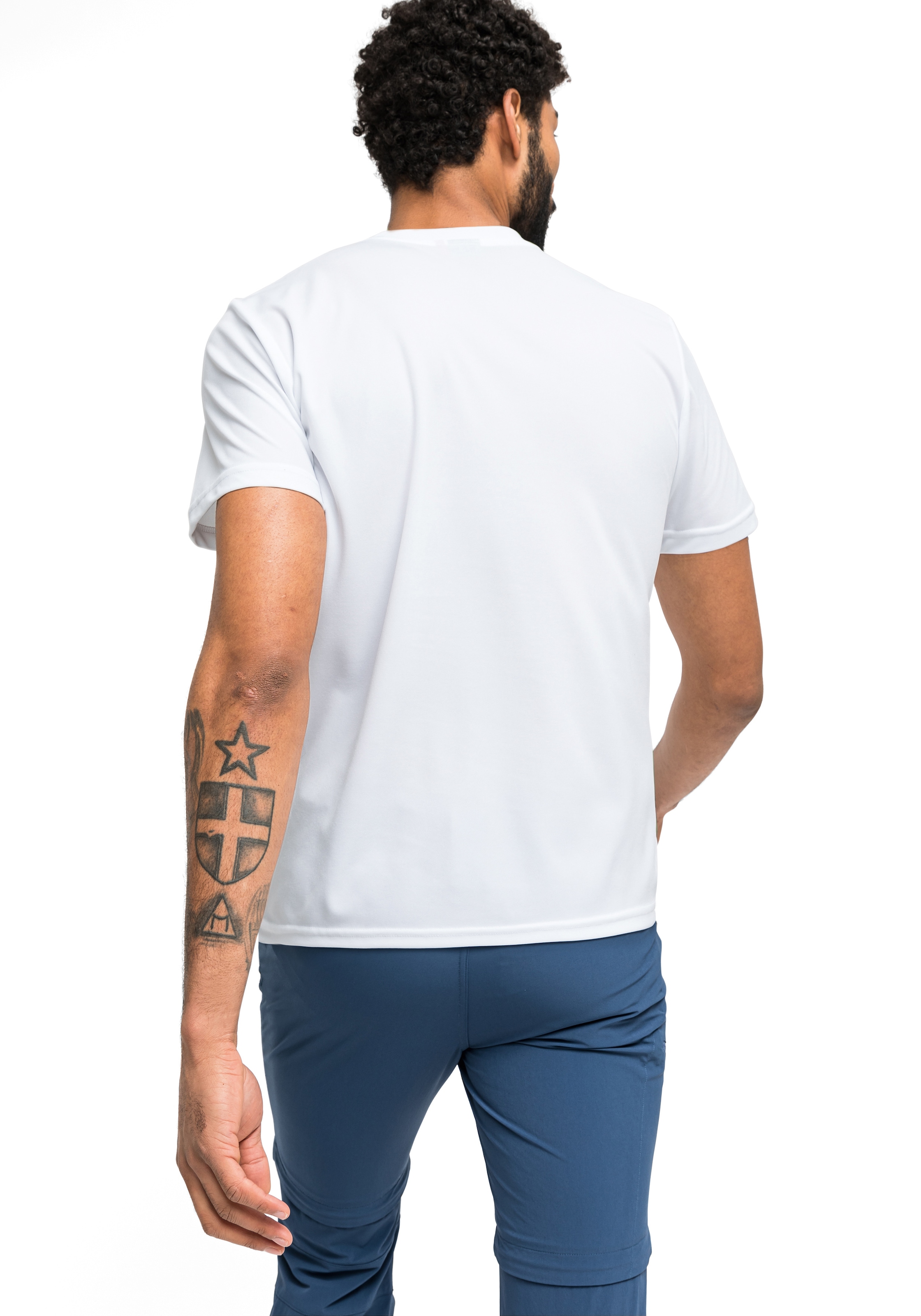 Maier Sports T-Shirt »Walter« Herren Kurzarmshirt, leichtes Sommer Funktionsshirt, Rundhals, Reg Fit