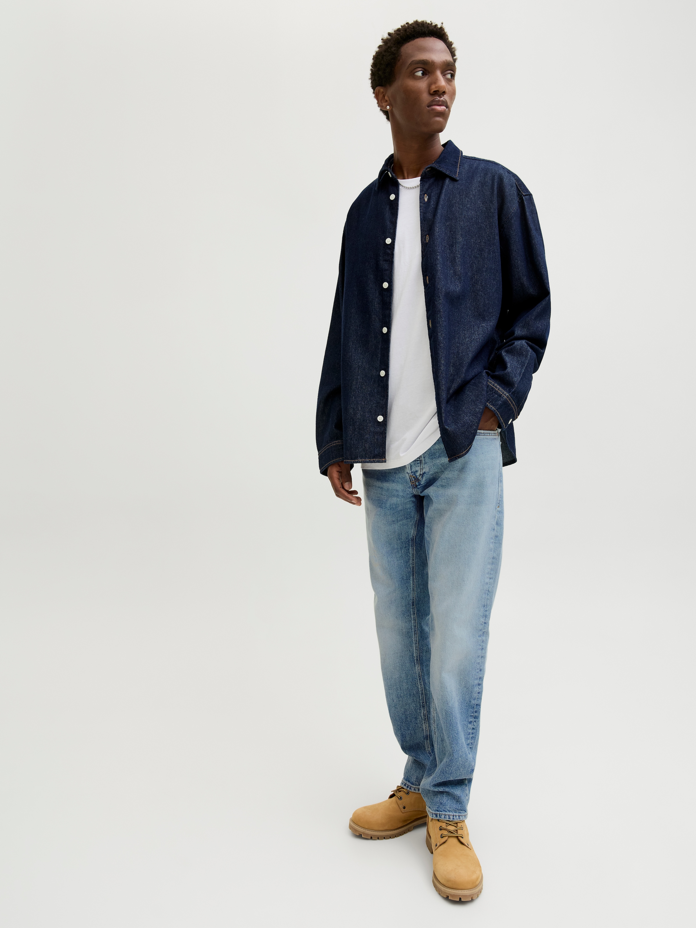 Jack & Jones Tapered-fit-Jeans »JJIMIKE JJWELLS JJ« Baumwollmischung, comfort fit