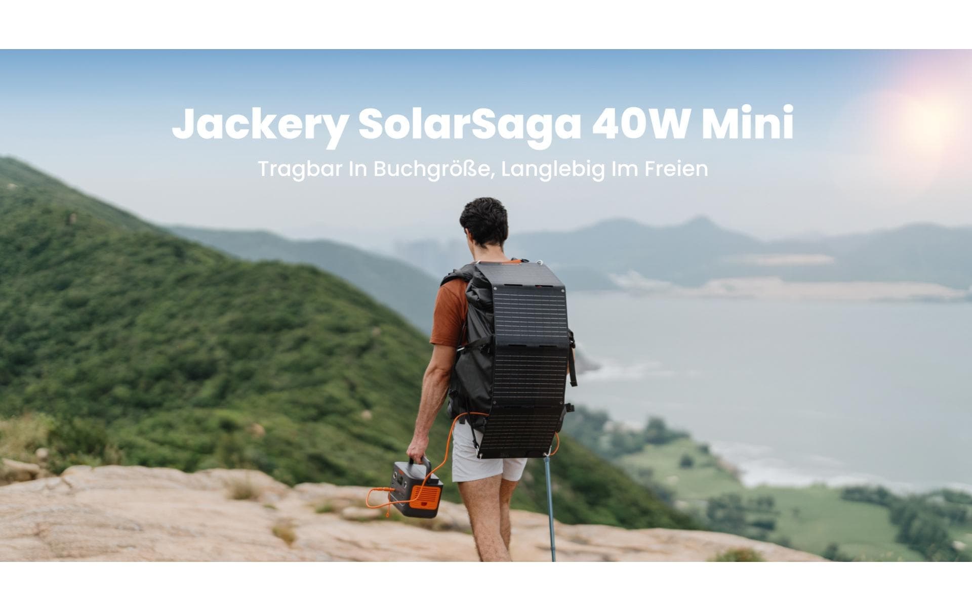 Jackery Panneau solaire »Solar Saga 40 40 W« Tragbares Mini‑Solarmodul