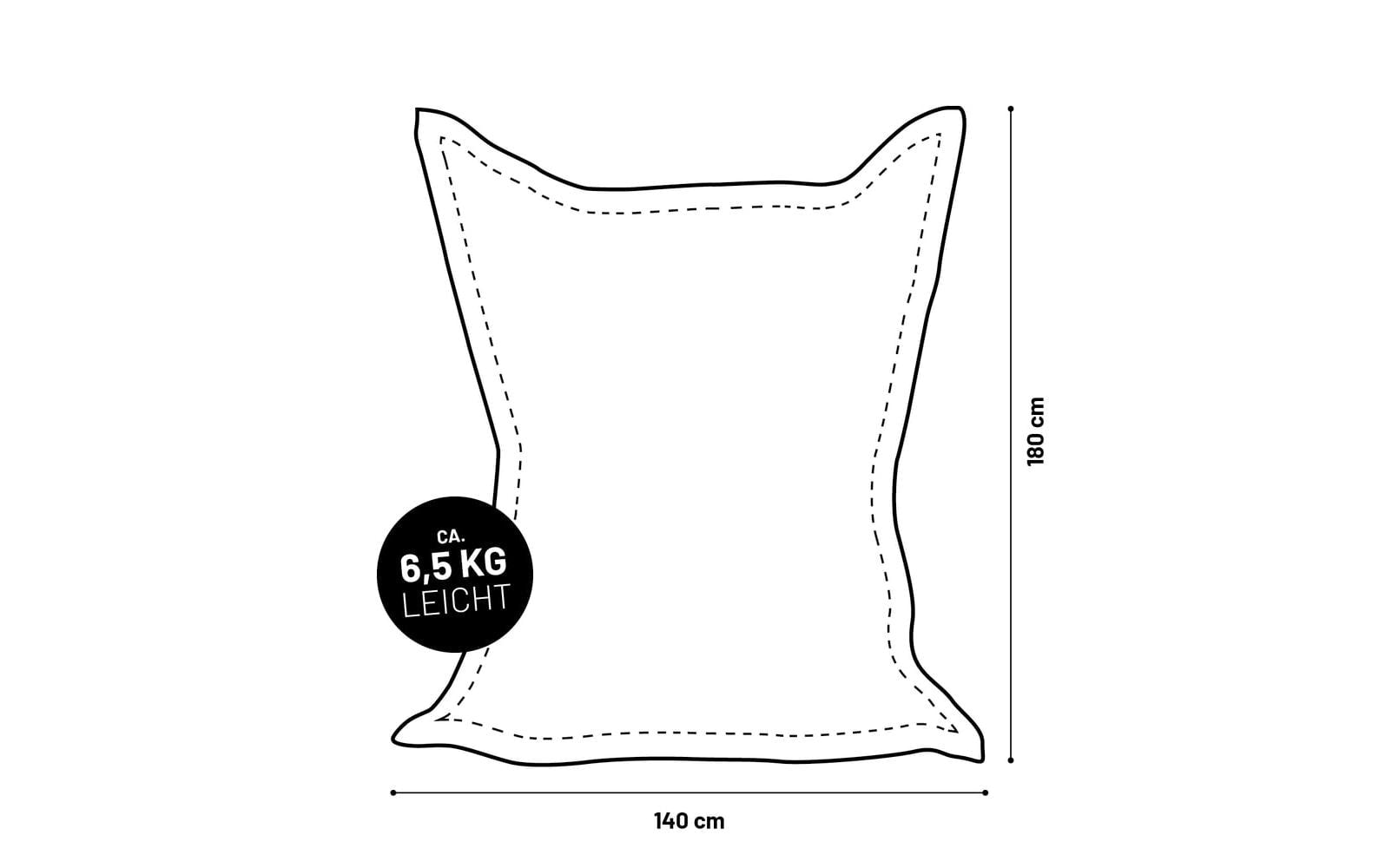 Lumaland Pouf »380 l« 1 cuis tlg.