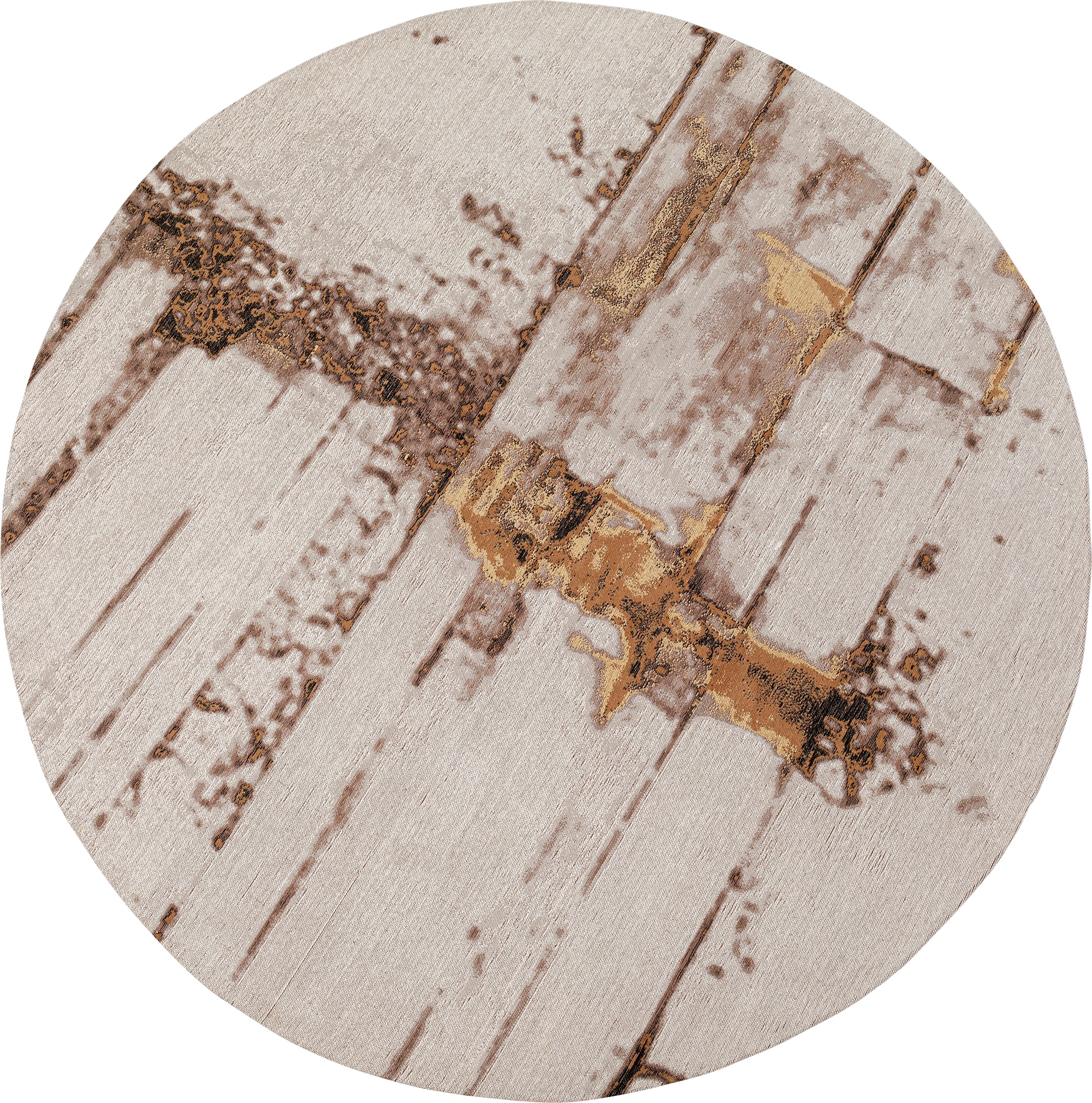 Kare Design Teppich »Abstract Grey Line« rund 1 mm Höhe rechteckig oder rund