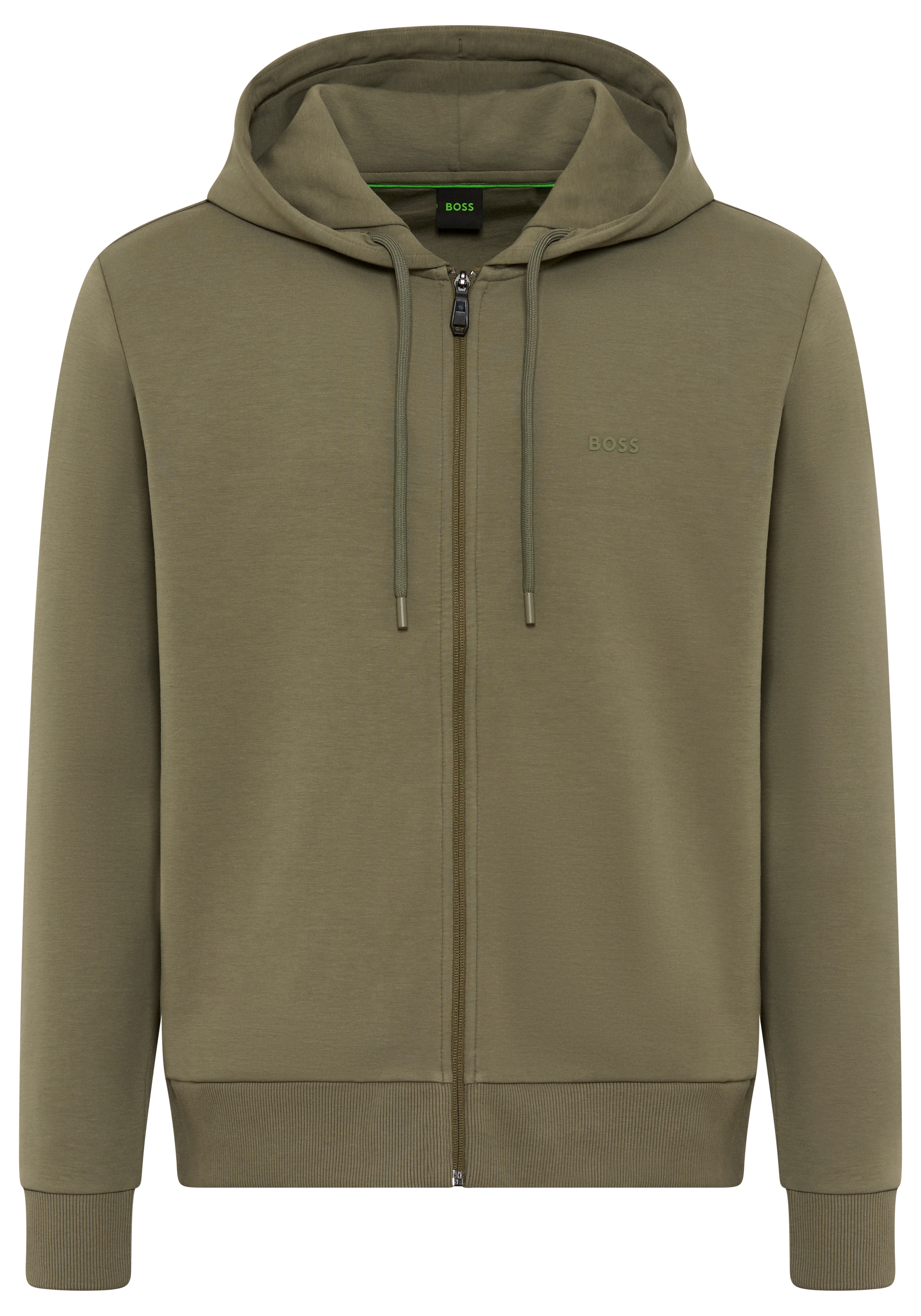 BOSS GREEN Kapuzensweatjacke »Saggy« mit BOSS Aufdruck
