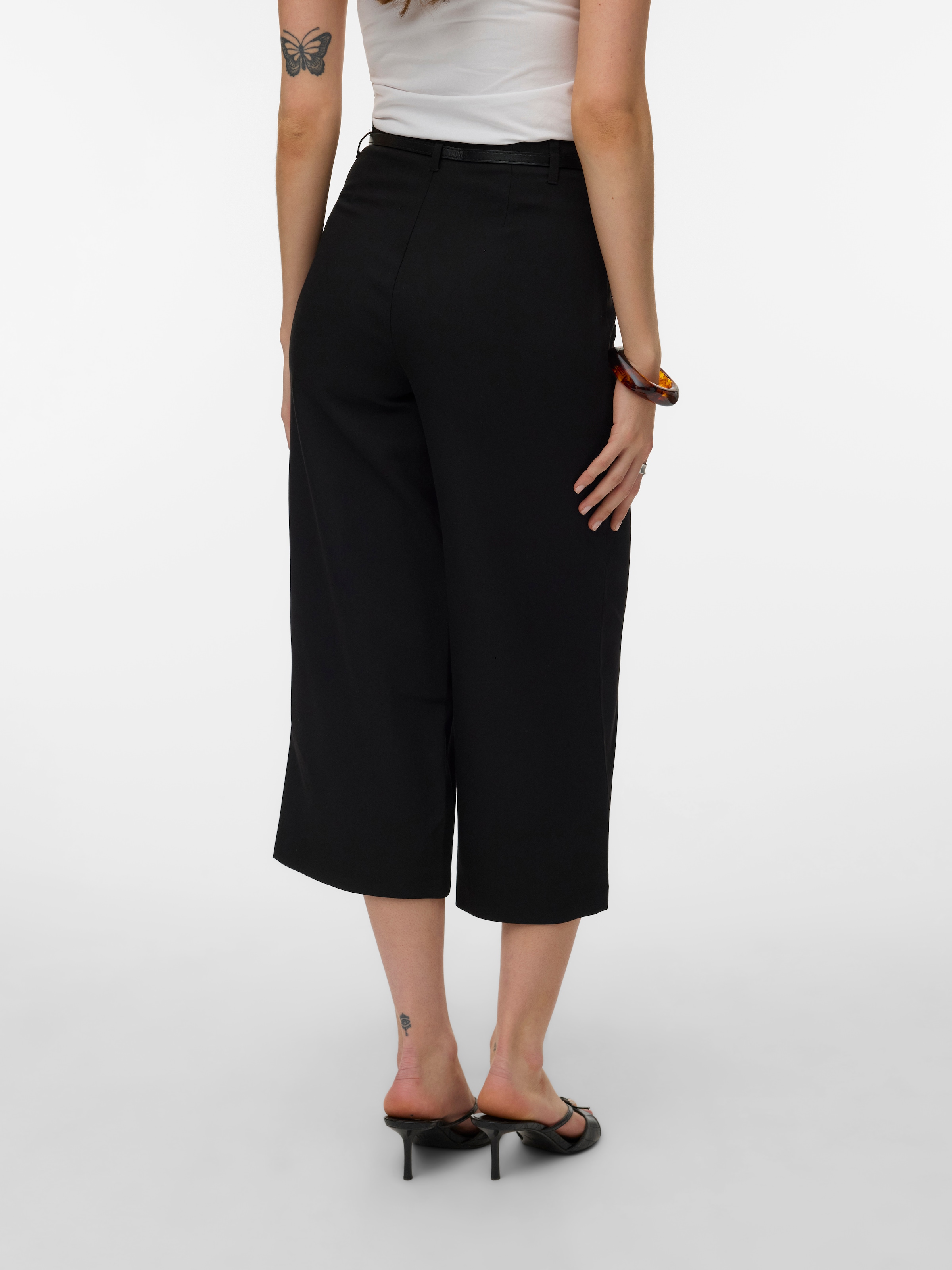 Vero Moda Pantalon de costume »VMELMA HW WIDE CULOTTE BELT PANT NOOS«
