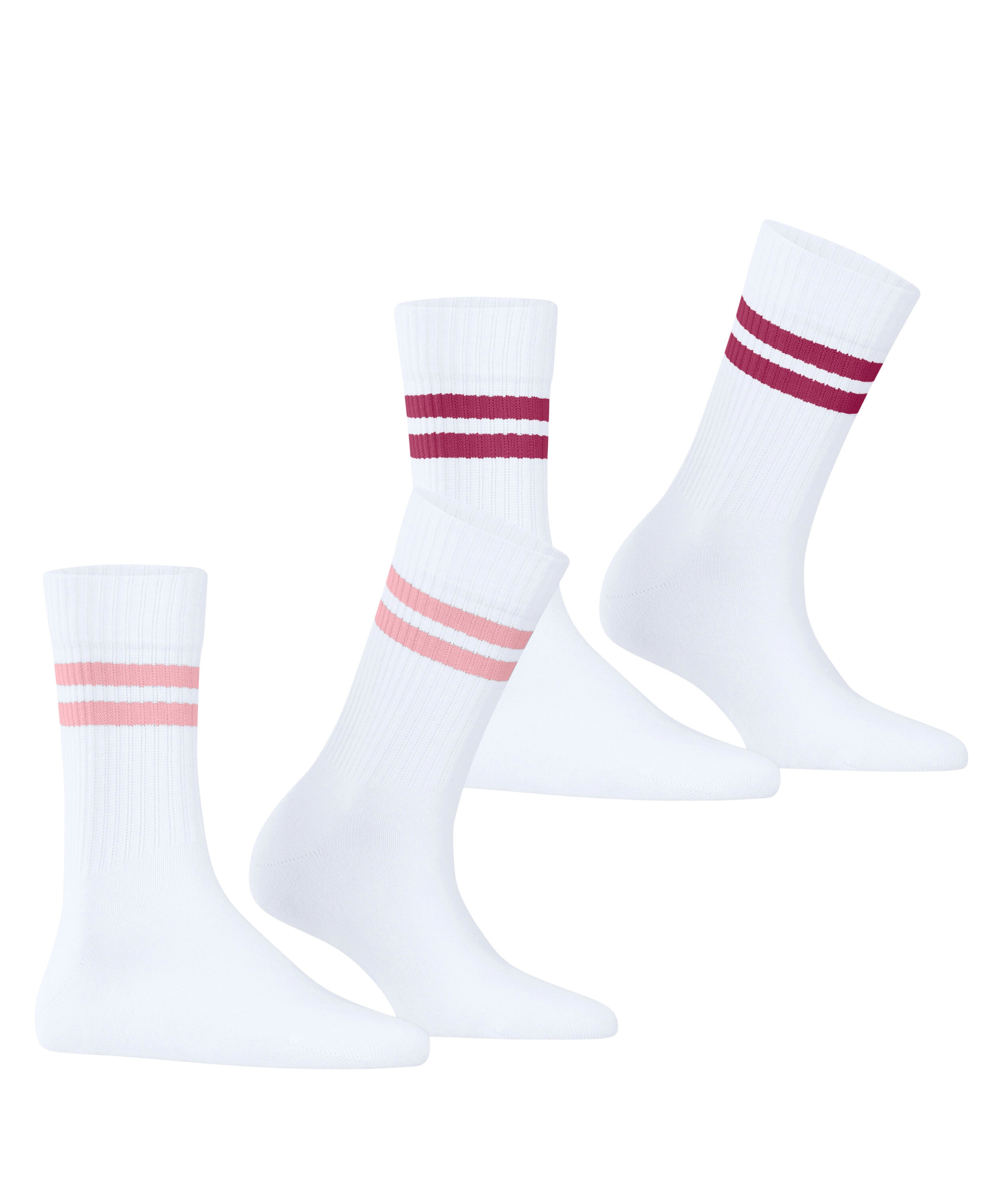 Esprit Chaussettes de tennis »Tennis Stripe« 2 paires,  avec bandes contrastées, design sportif, coupe parfaite