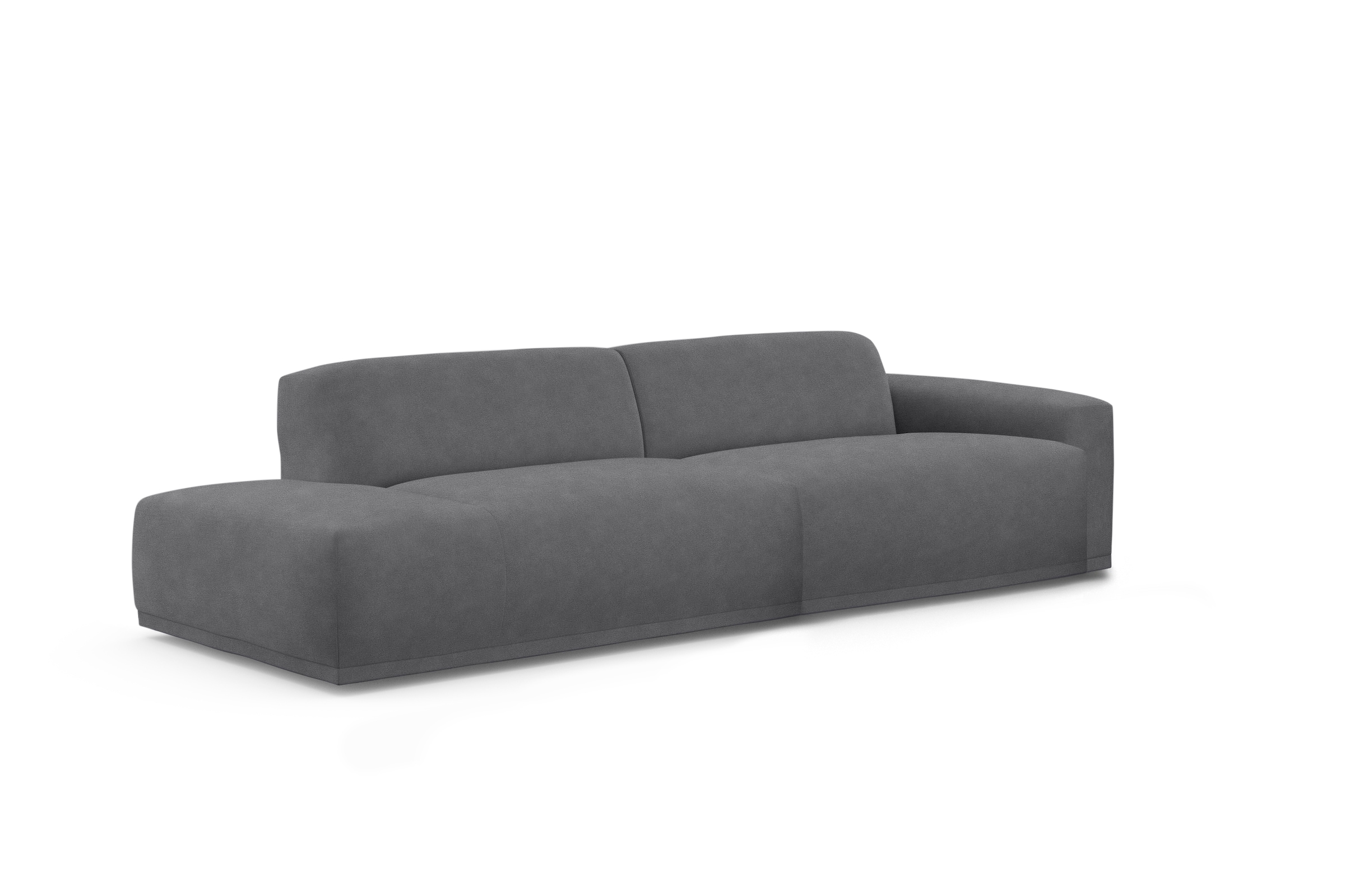 TRENDMANUFAKTUR Canapé Big »Braga, mit hochwertigem Kaltschaum, Megasofa, Japandi-Design« canapé moderne Big-Sofa, canapé avec grand confort d'assise, 277/72/107 cm (L/H/P)