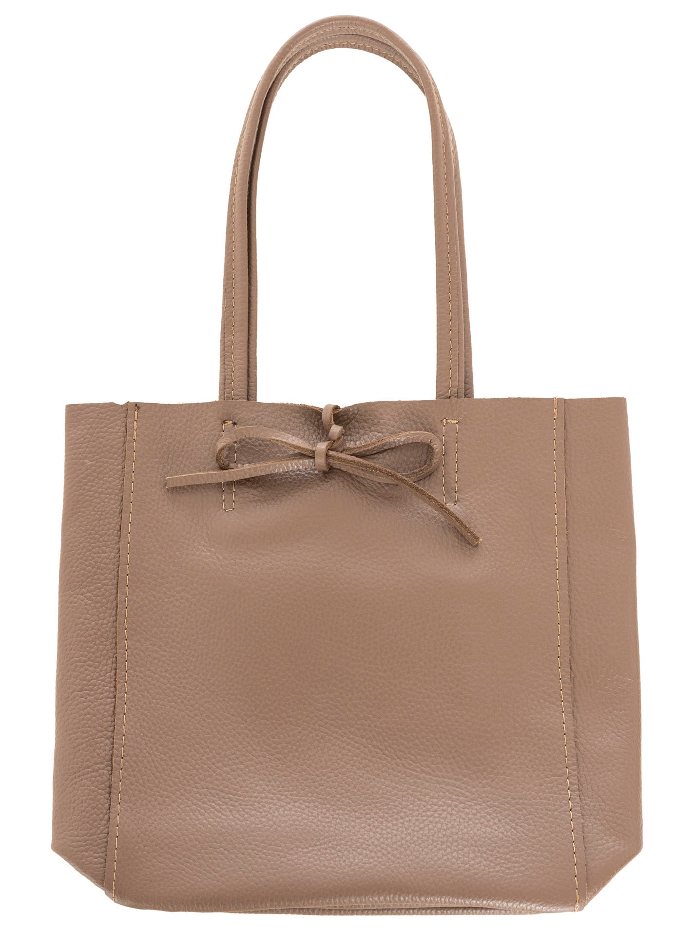 Zwillingsherz Sac de transport »Ledershopper "Small"« mit Schulterhenkel und Bindeband