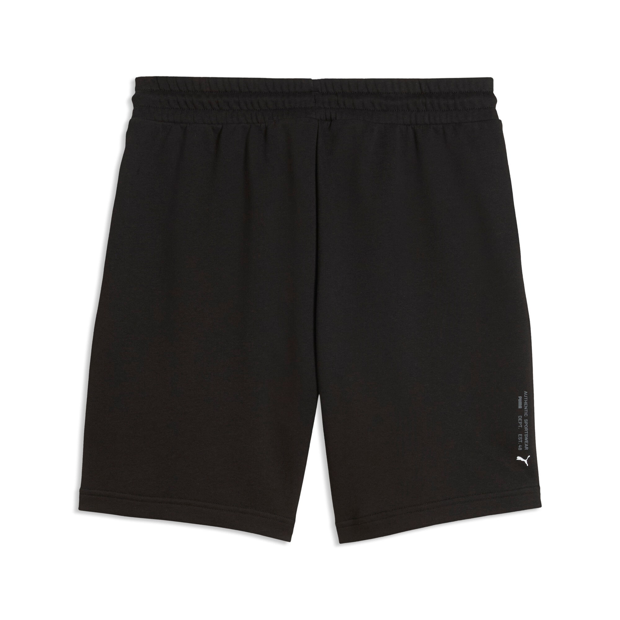 PUMA Short d'entraînement »SPORT GRAPHIC SHORTS 8 TR«  avec poches fendues, longueur environ mi-genou, en mélange de coton