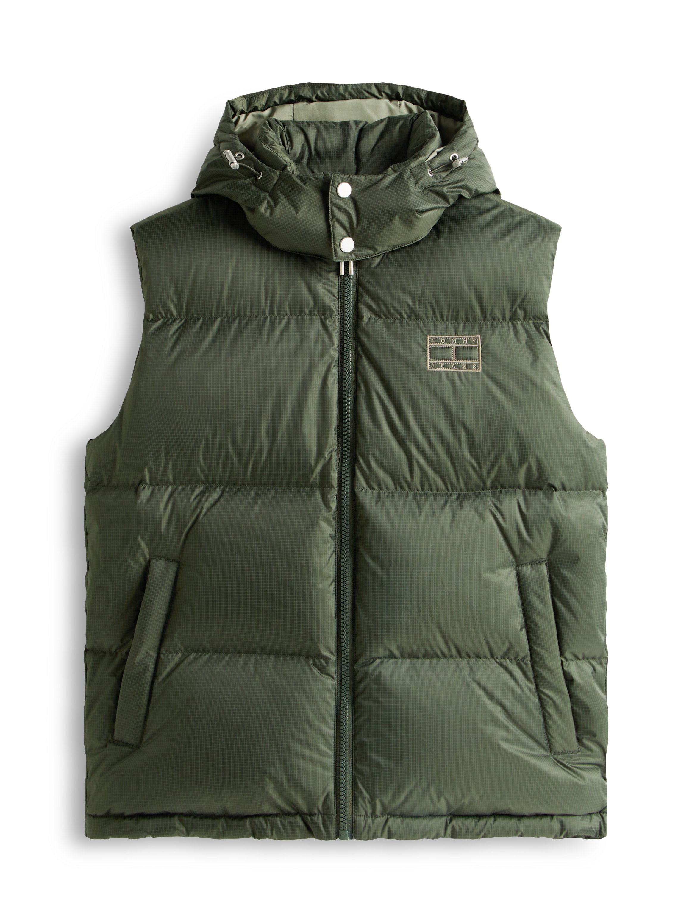 Tommy Jeans Gilet matelassé »ALASKA DOWN VEST« Regular fit mit abnehmbarer Kapuze