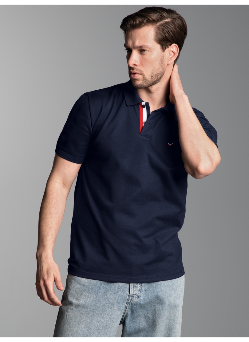 Trigema Polo »TRIGEMA Poloshirt mit dreifarbiger Knopfleiste« 1 cuis