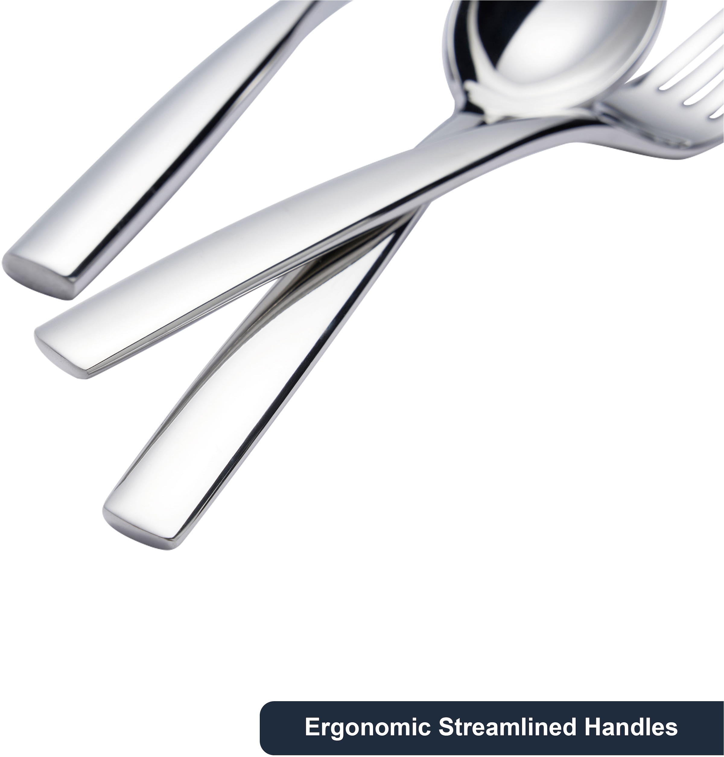 Hanseatic Set de couverts »EXCLUSIVE« stehendes Design von Ess- und Steakmessern