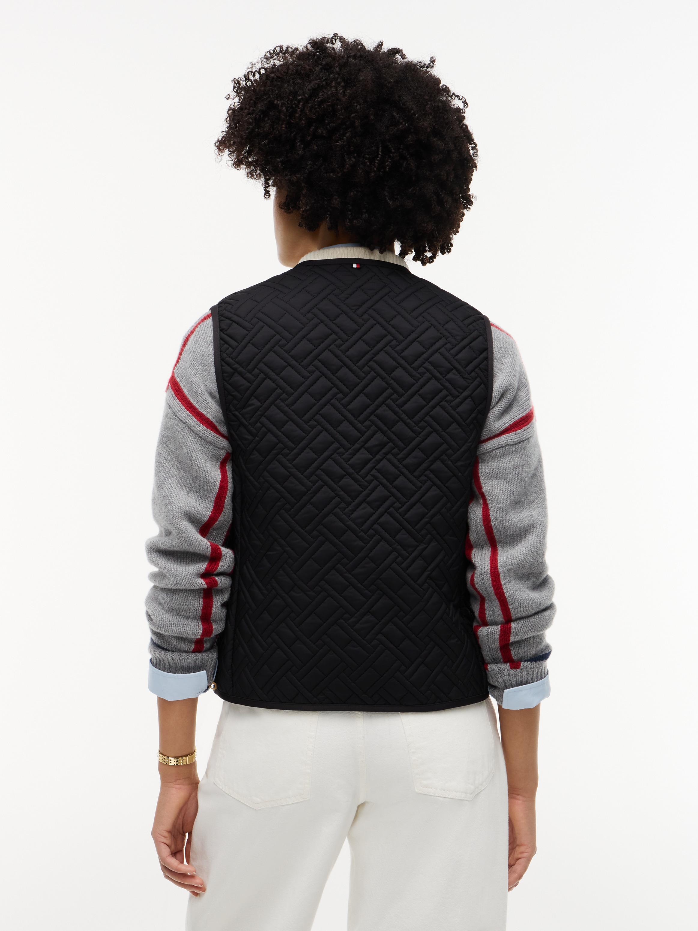 Tommy Hilfiger Steppweste »QUILTED LINER VEST« Kunstfaser